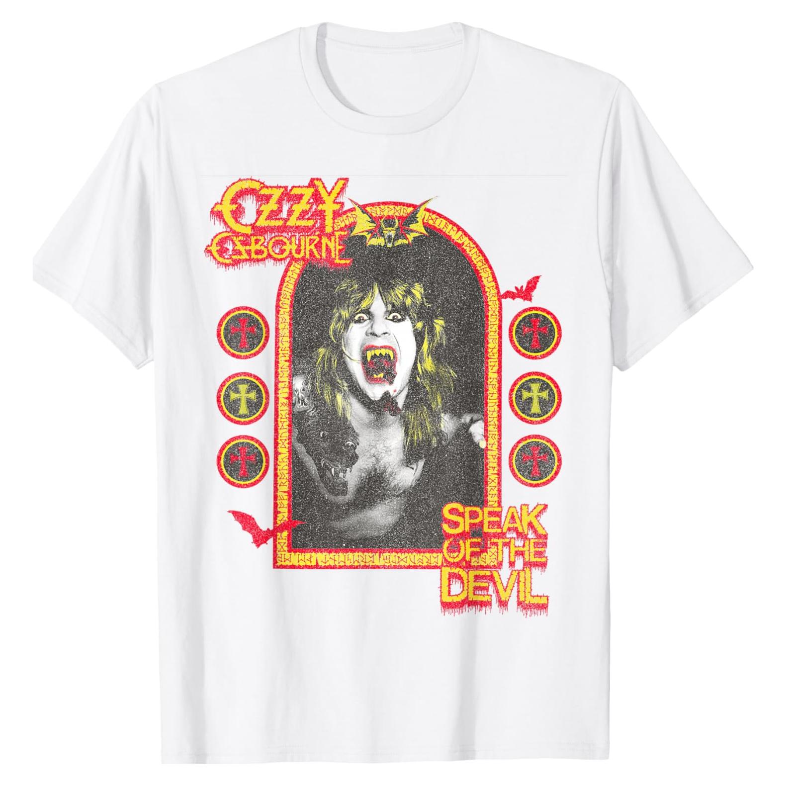Camiseta Ringer Ozzy Osbourne Hombre - Diseño Oficial