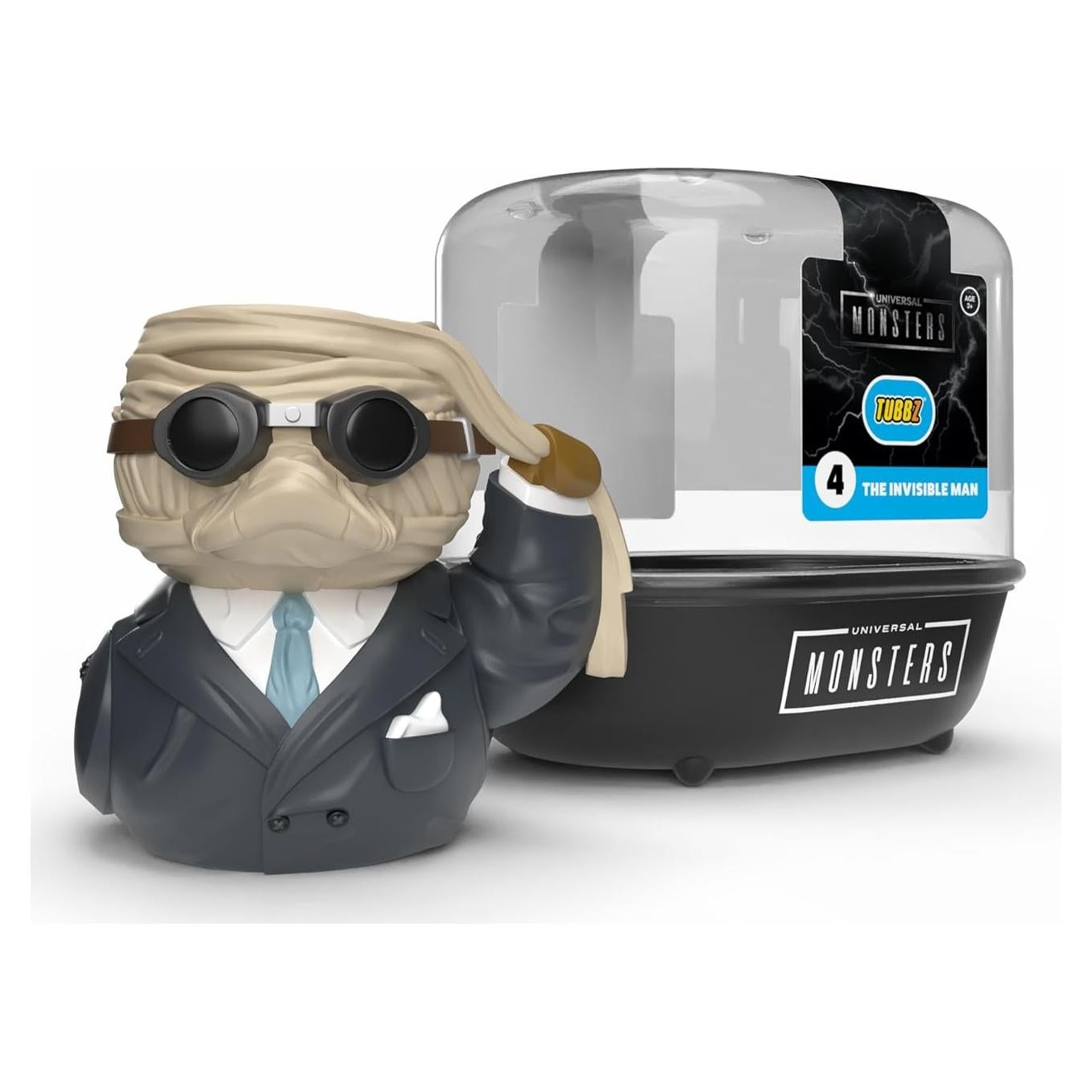 Figura de Pato Hombre Invisible TUBBZ - Monstruos Universales