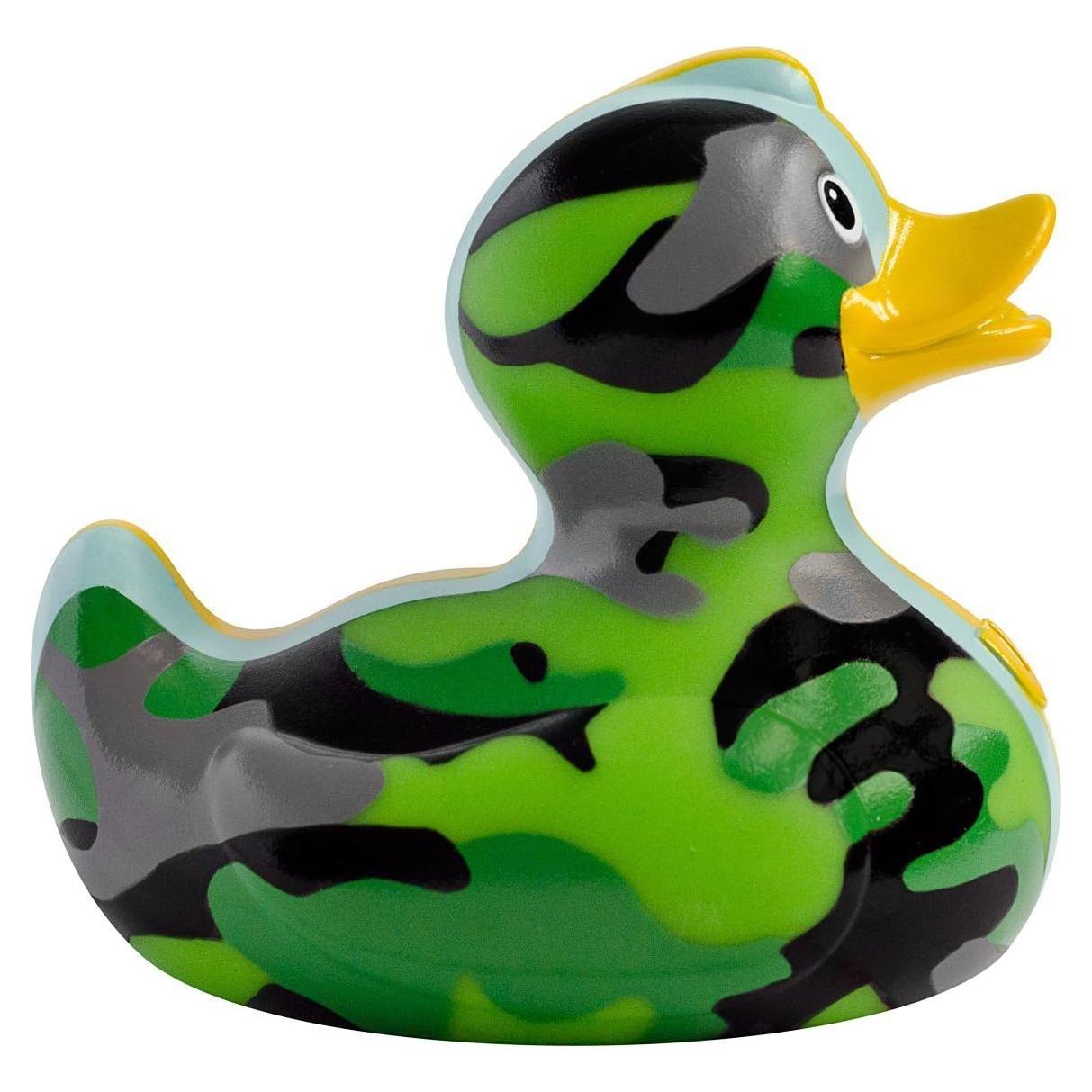 Pato de Goma Coleccionable Budduck Camo Fusion 10x10x8cm