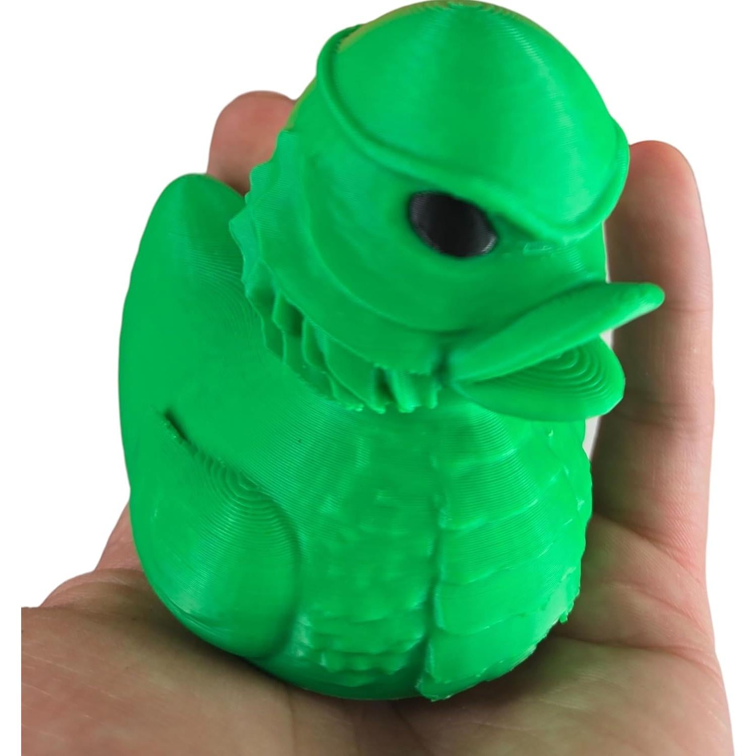 Figurita Pato Monstruo Acuático 3D - Horror Vintage 10cm