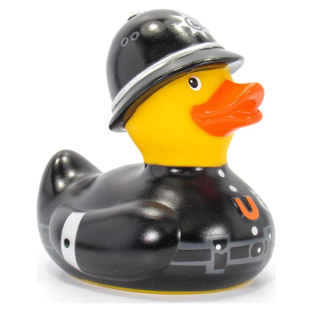 Patito de goma policía británica Bud Ducks - Regalo elegante