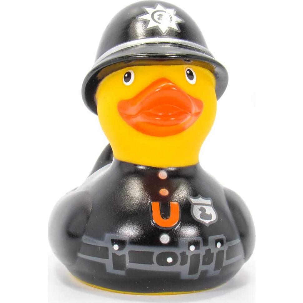 Patito de goma policía británica Bud Ducks - Regalo elegante