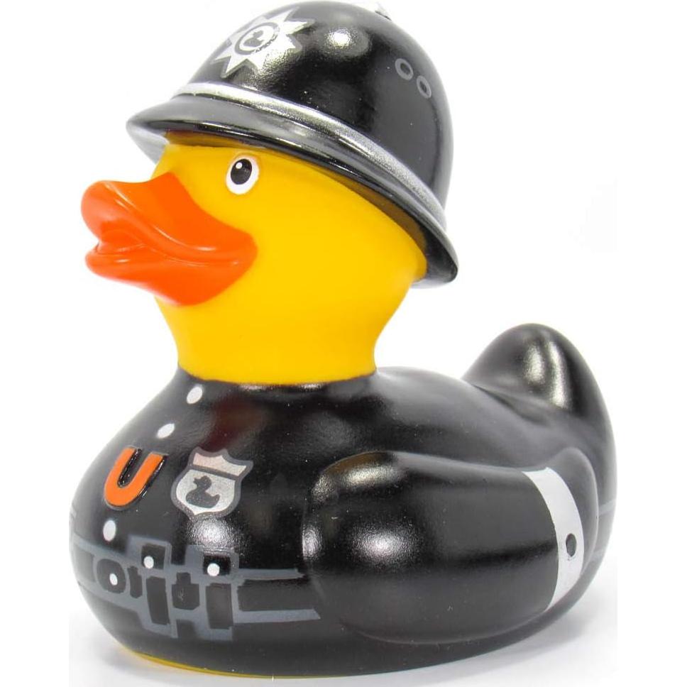 Patito de goma policía británica Bud Ducks - Regalo elegante
