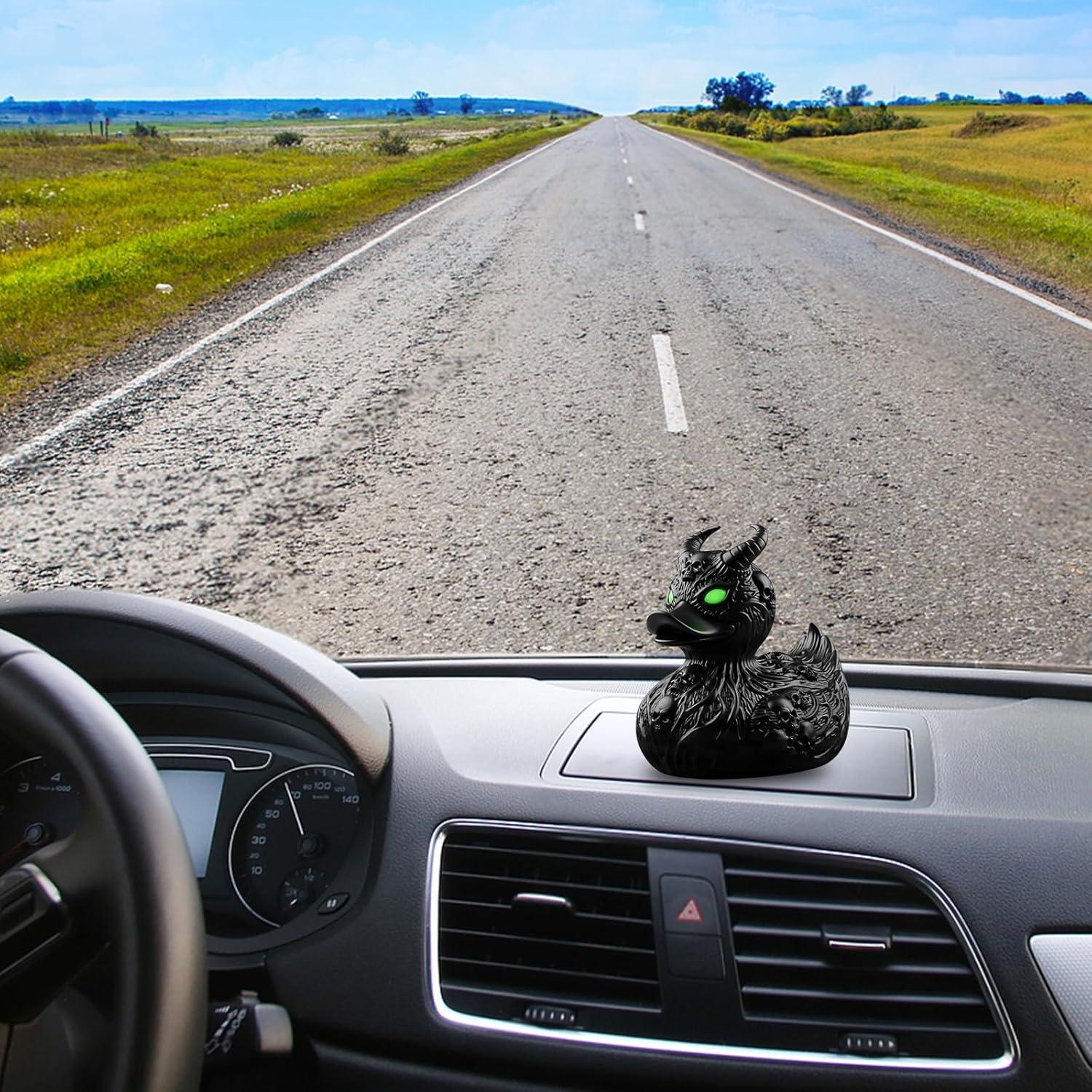 Adorno de Pato Calavera Gótica HICFRWE - Decoración Halloween