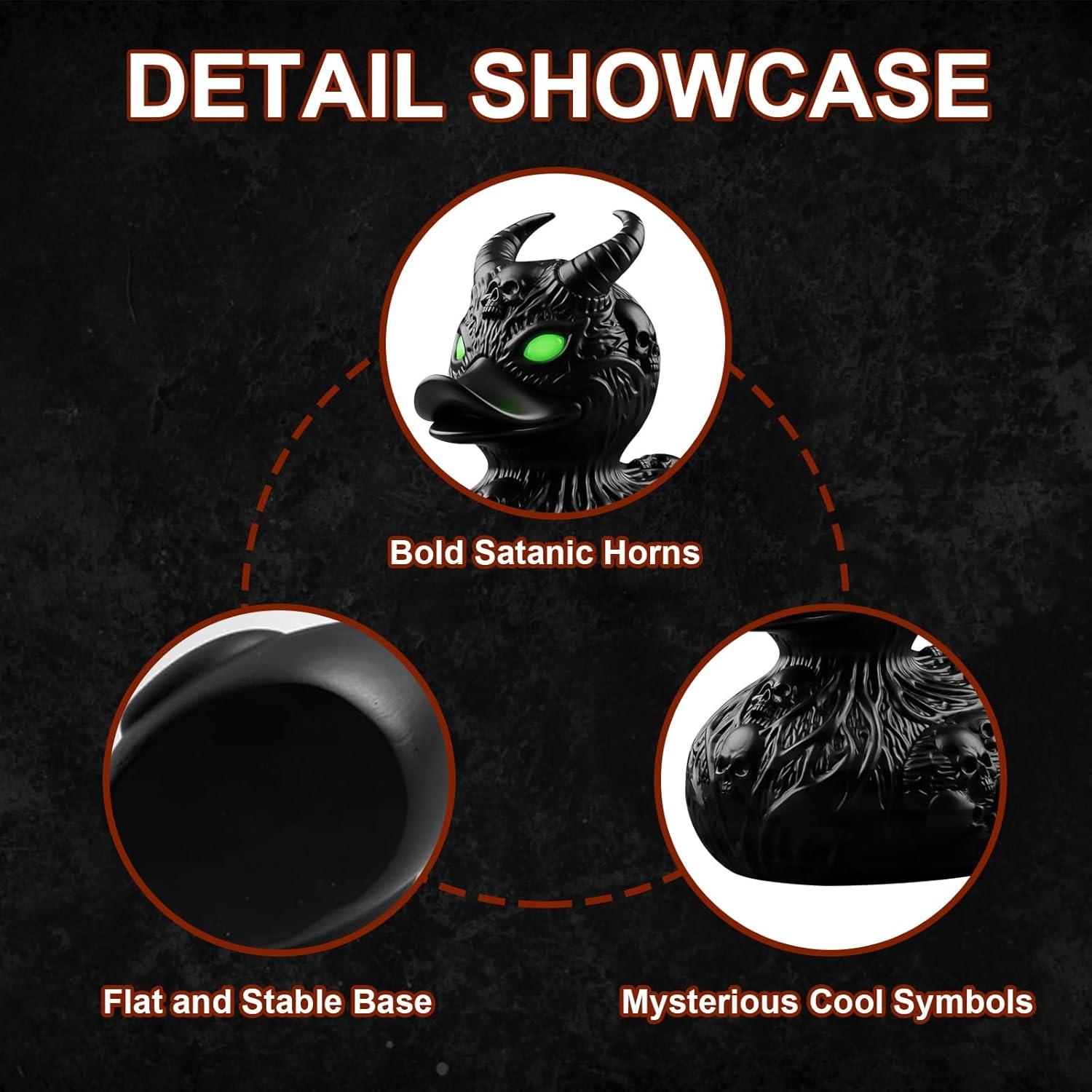 Adorno de Pato Calavera Gótica HICFRWE - Decoración Halloween