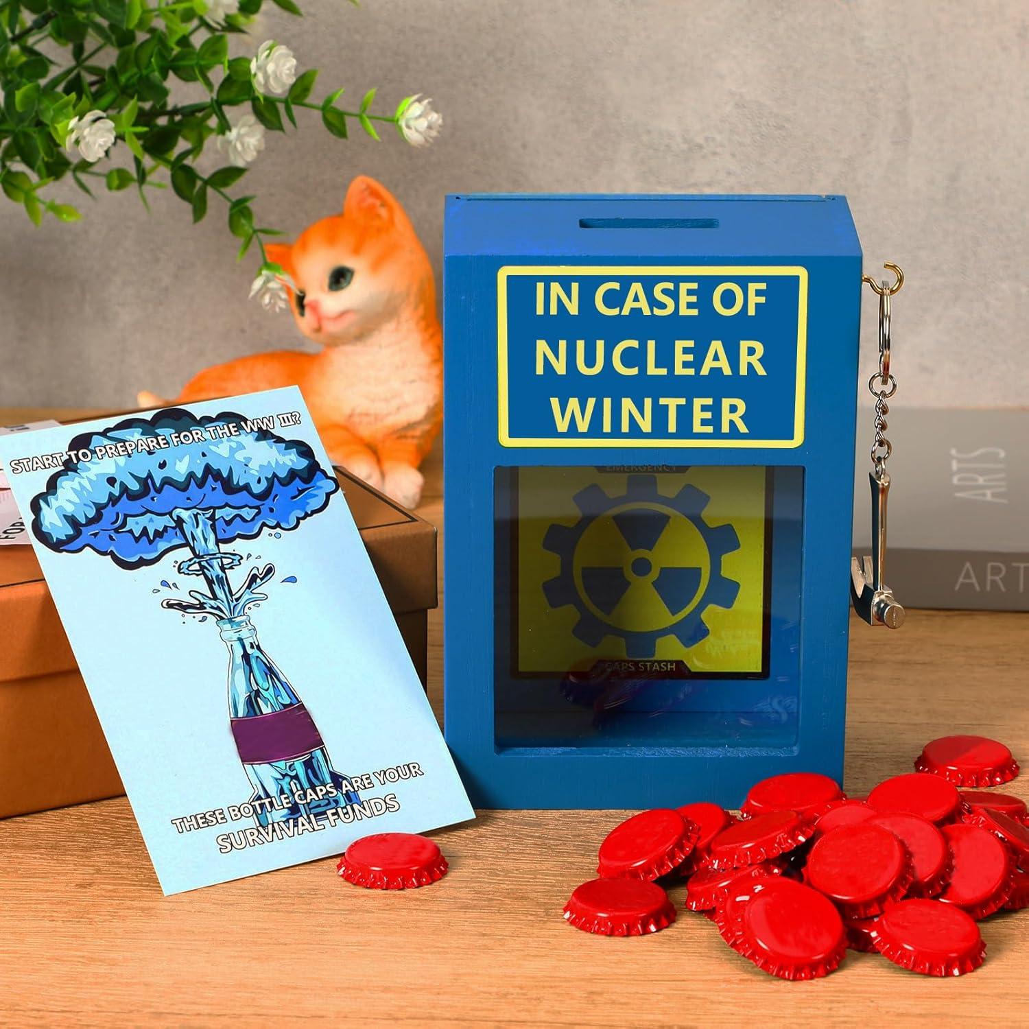 Caja de Almacenamiento JULEASEL con 30 Tapas Rojas y Martillo