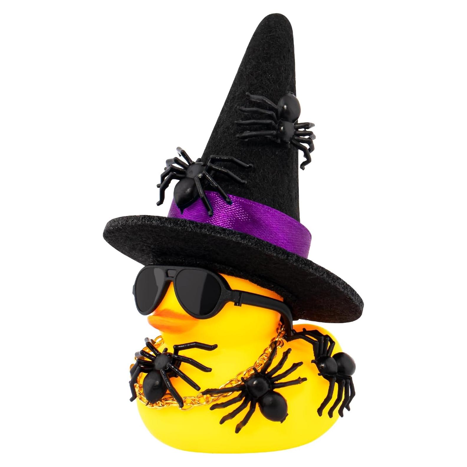 Patito de Goma Halloween Wonuu con Sombrero y Gafas - Mini