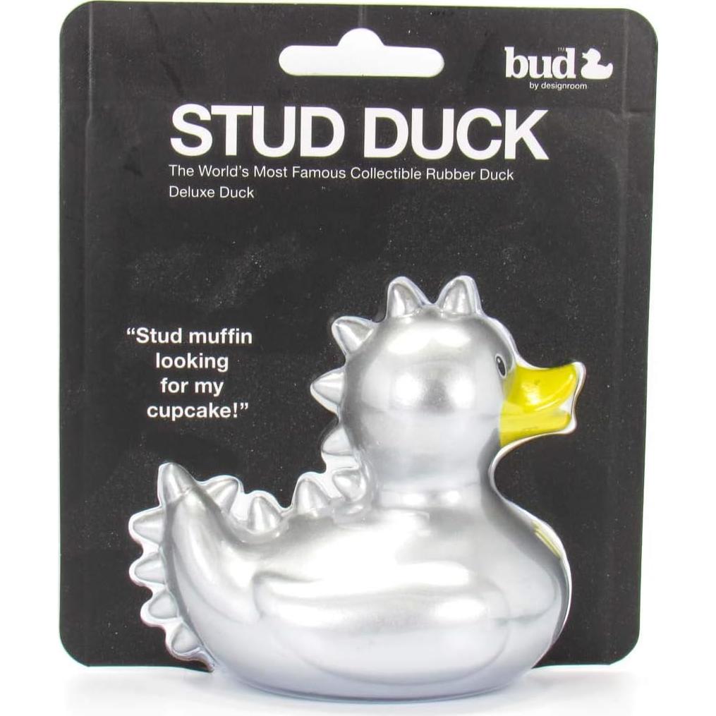 Juguete de baño pato de goma Bud Duck 10.16 cm coleccionable