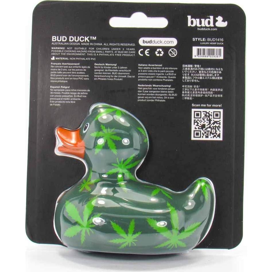Juguete de Baño Pato de Goma Bud Ducks - 10 cm, Coleccionable