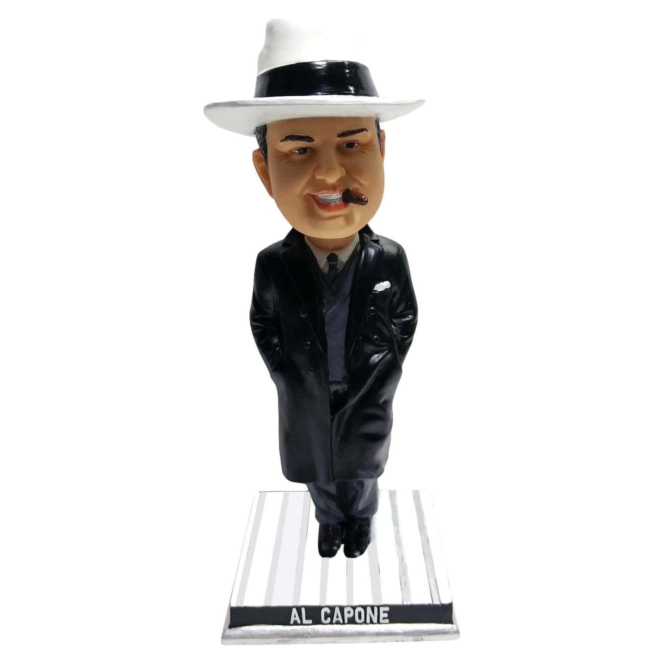 Cabeza Móvil Al Capone Jefe de la Mafia Edición Limitada 17.78 cm