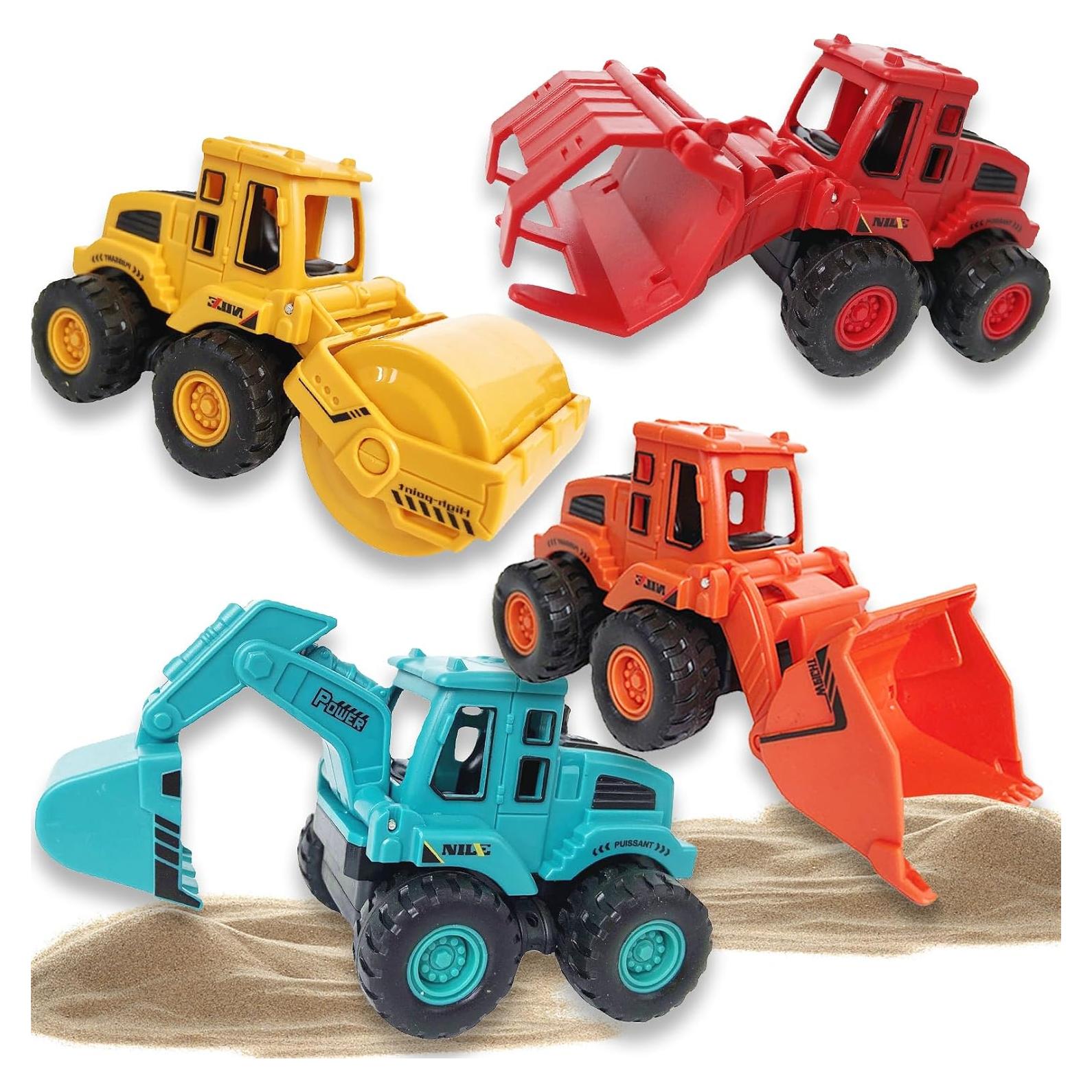 Set de Juguetes de Construcción 4PCS Exinddea - Camiones Mini