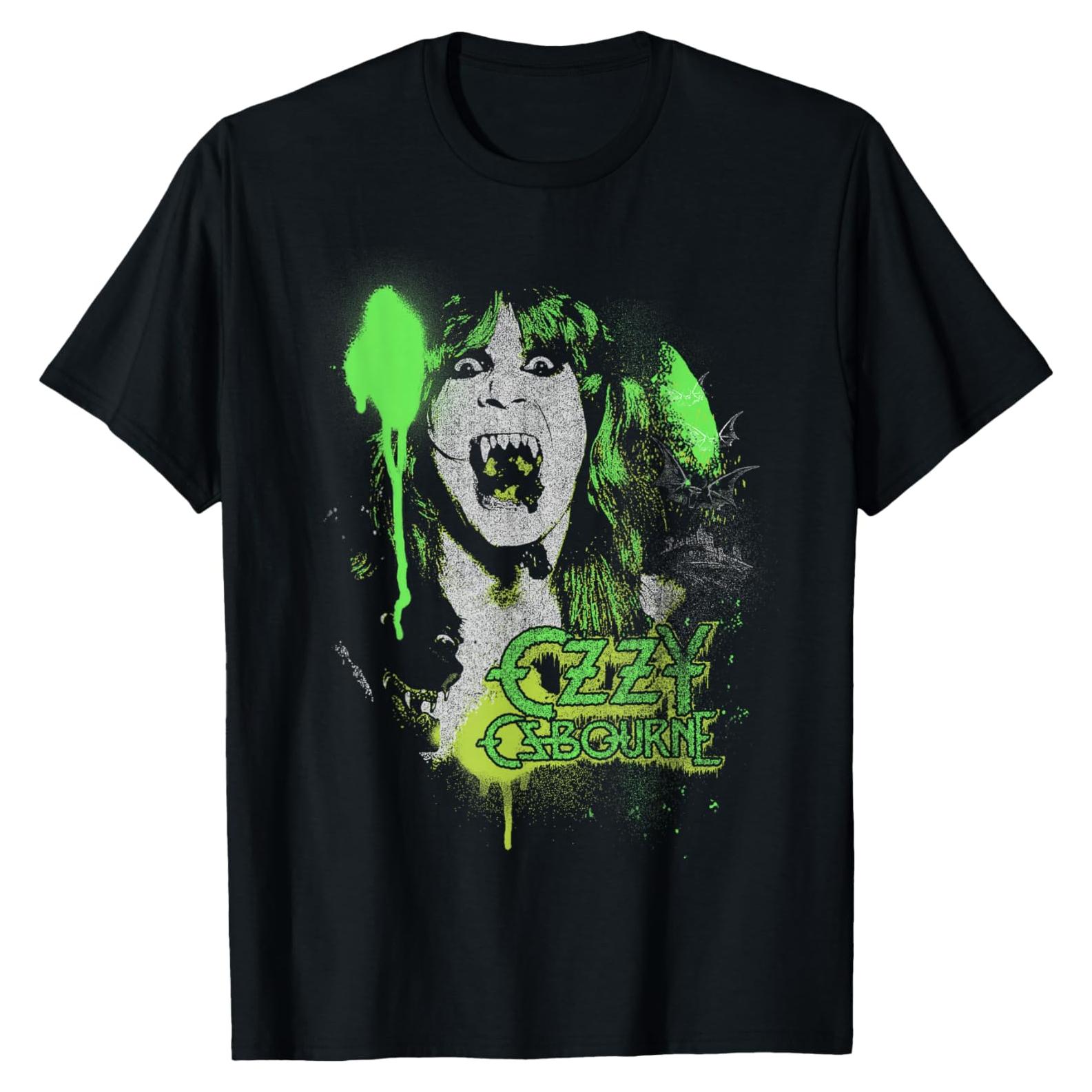 Camiseta Ozzy Osbourne Spray Vintage Oficial - Hombre