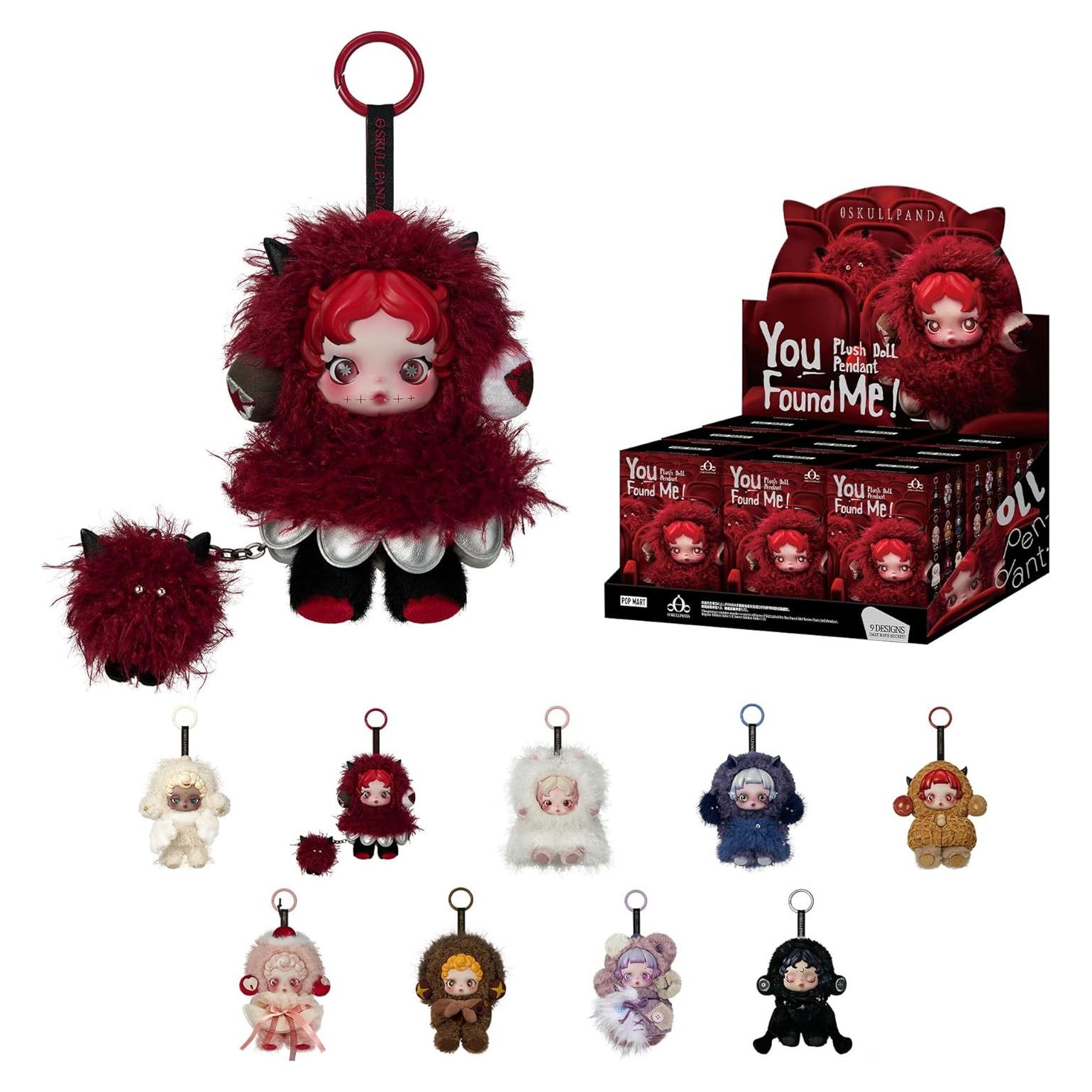 Muñeca de Peluche Colgante POP MART SKULLPANDA Completo