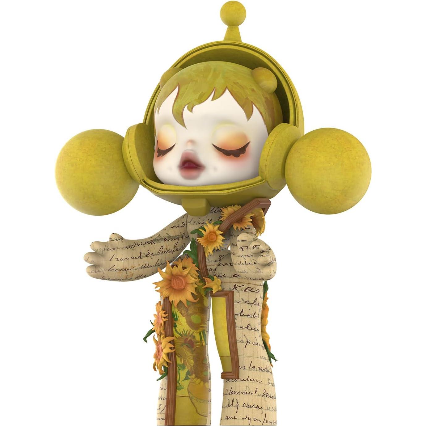 Figura Coleccionable POP MART MEGA α SKULLPANDA 400% Van Gogh