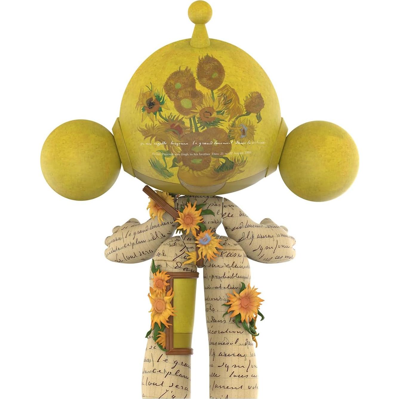 Figura Coleccionable POP MART MEGA α SKULLPANDA 400% Van Gogh