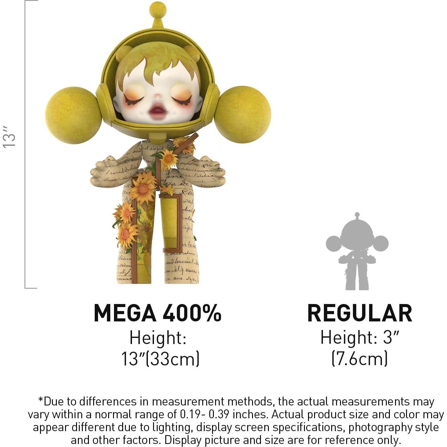 Figura Coleccionable POP MART MEGA α SKULLPANDA 400% Van Gogh