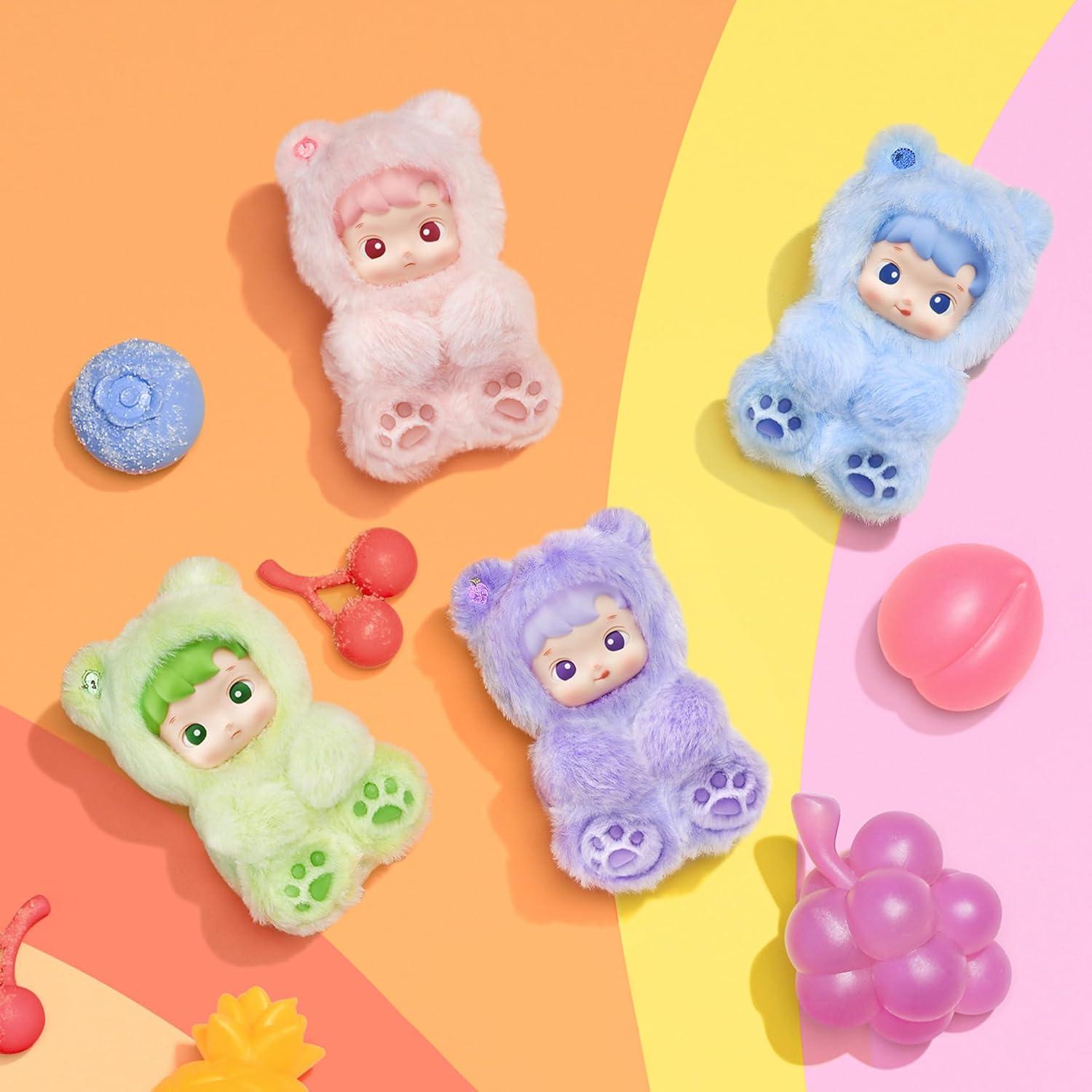 Llaveros de peluche POP MART Hacipupu Gummy Bear - Caja Sorpresa