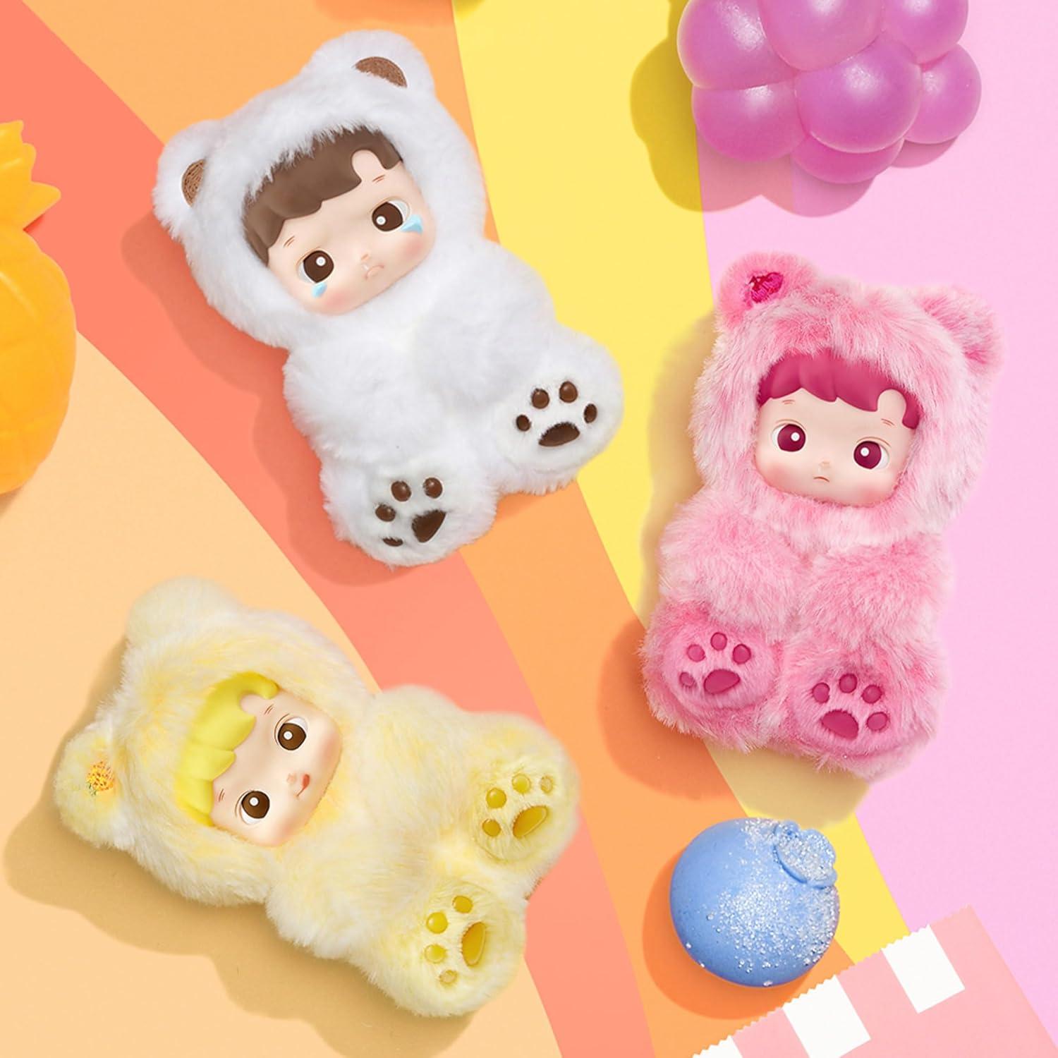 Llaveros de peluche POP MART Hacipupu Gummy Bear - Caja Sorpresa