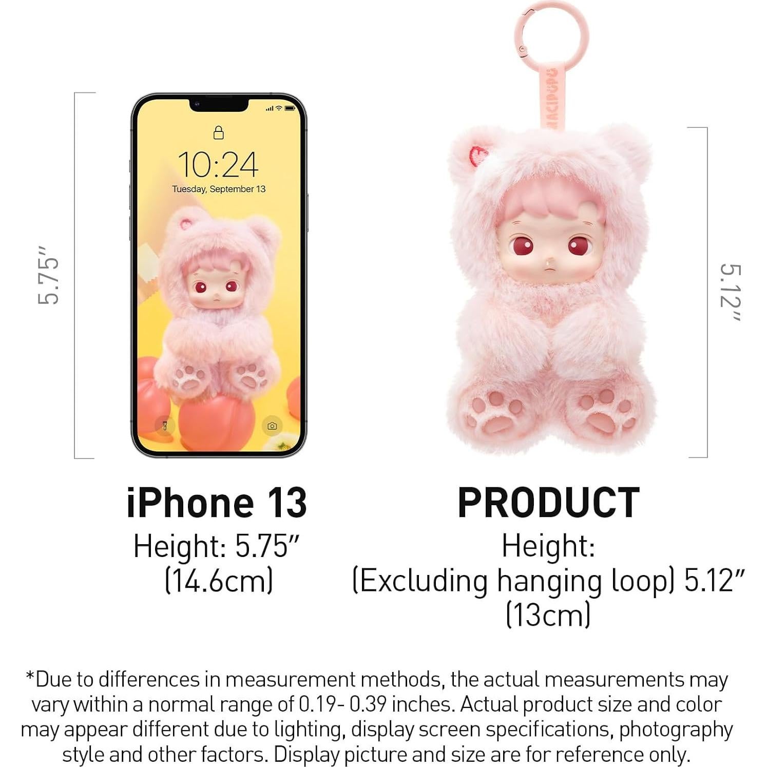 Llaveros de peluche POP MART Hacipupu Gummy Bear - Caja Sorpresa