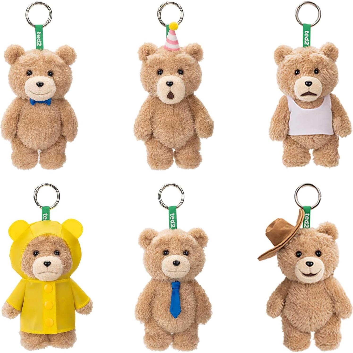 POP MART Ted2 Osito de Peluche Colgante Caja Sorpresa 15 cm