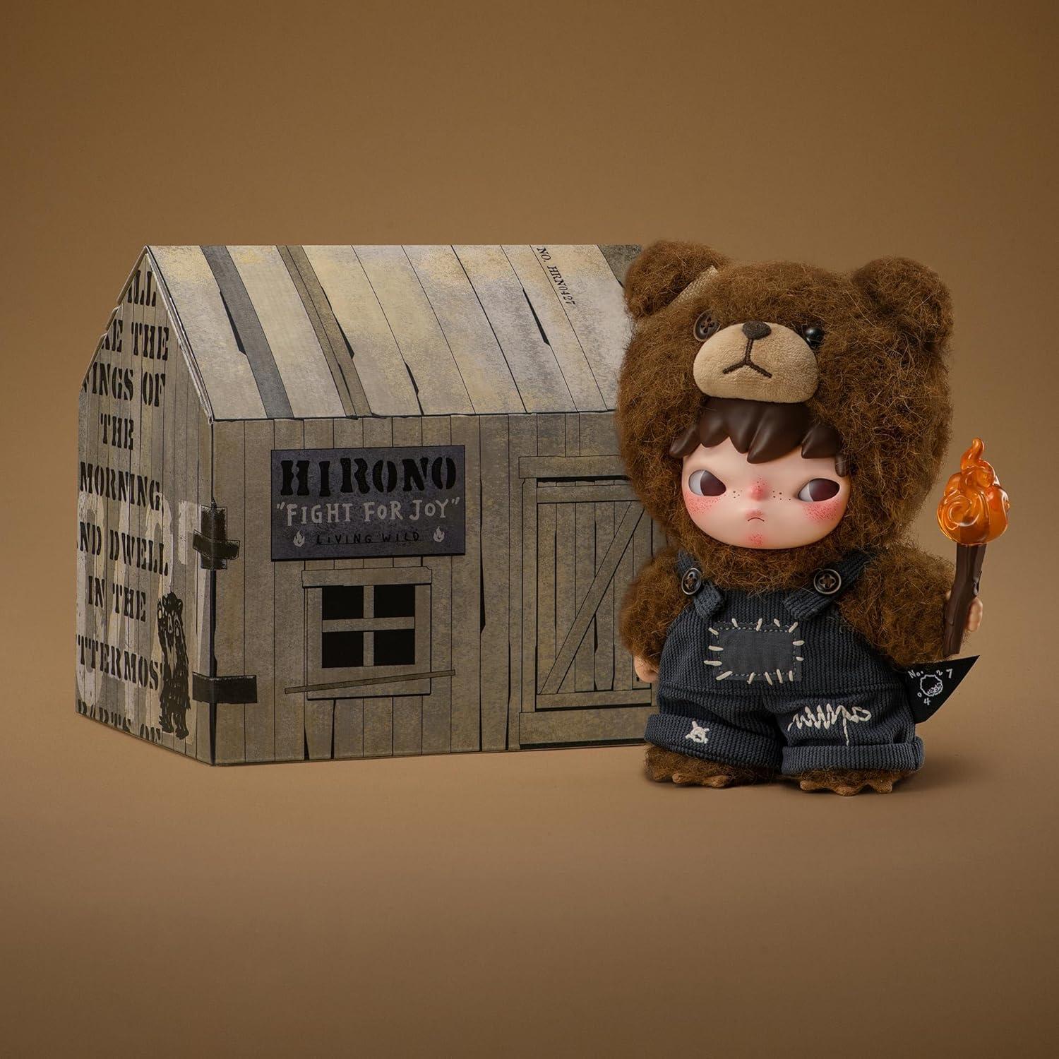 Muñeca de Peluche POP MART Hirono Living Wild 16 cm