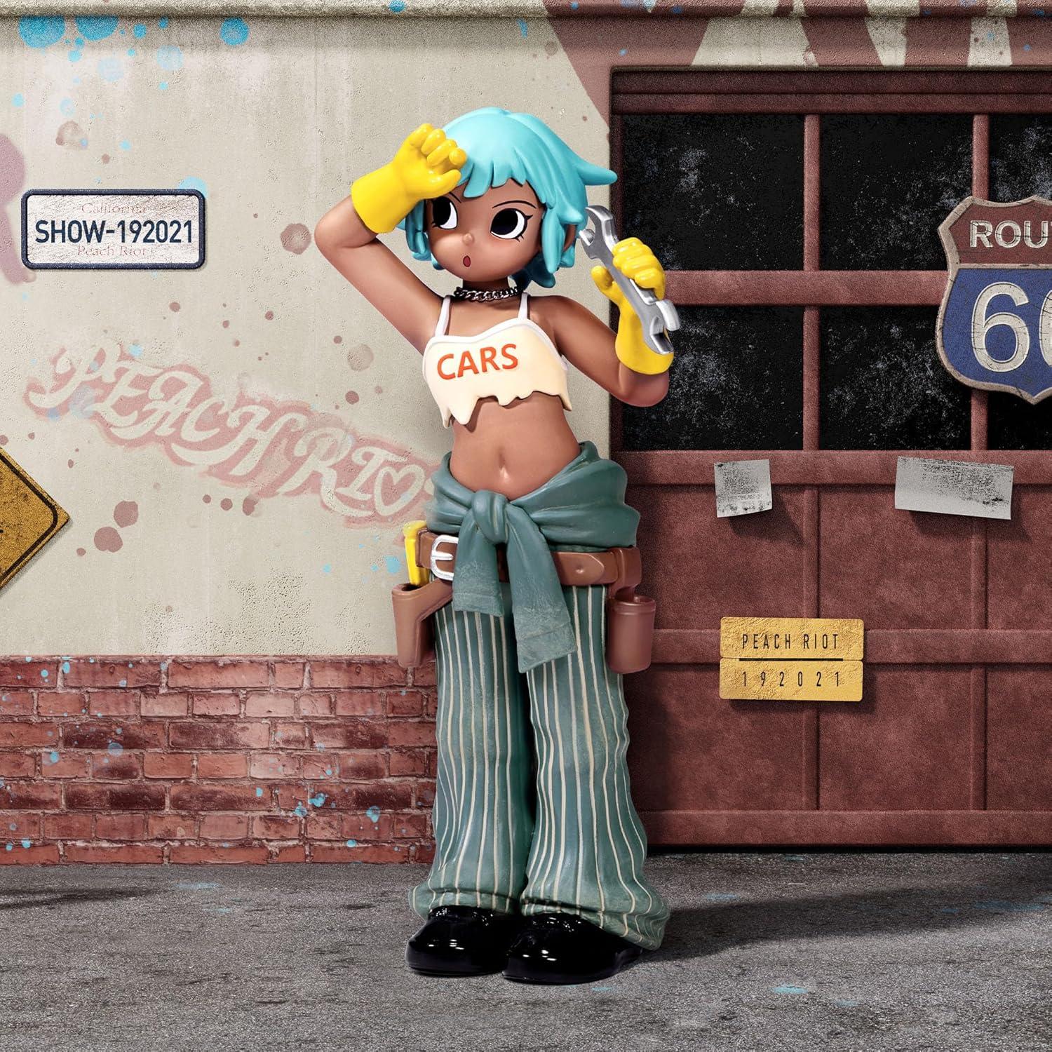 Figuras coleccionables POP MART Peach Riot Rush Hour - Caja ciega