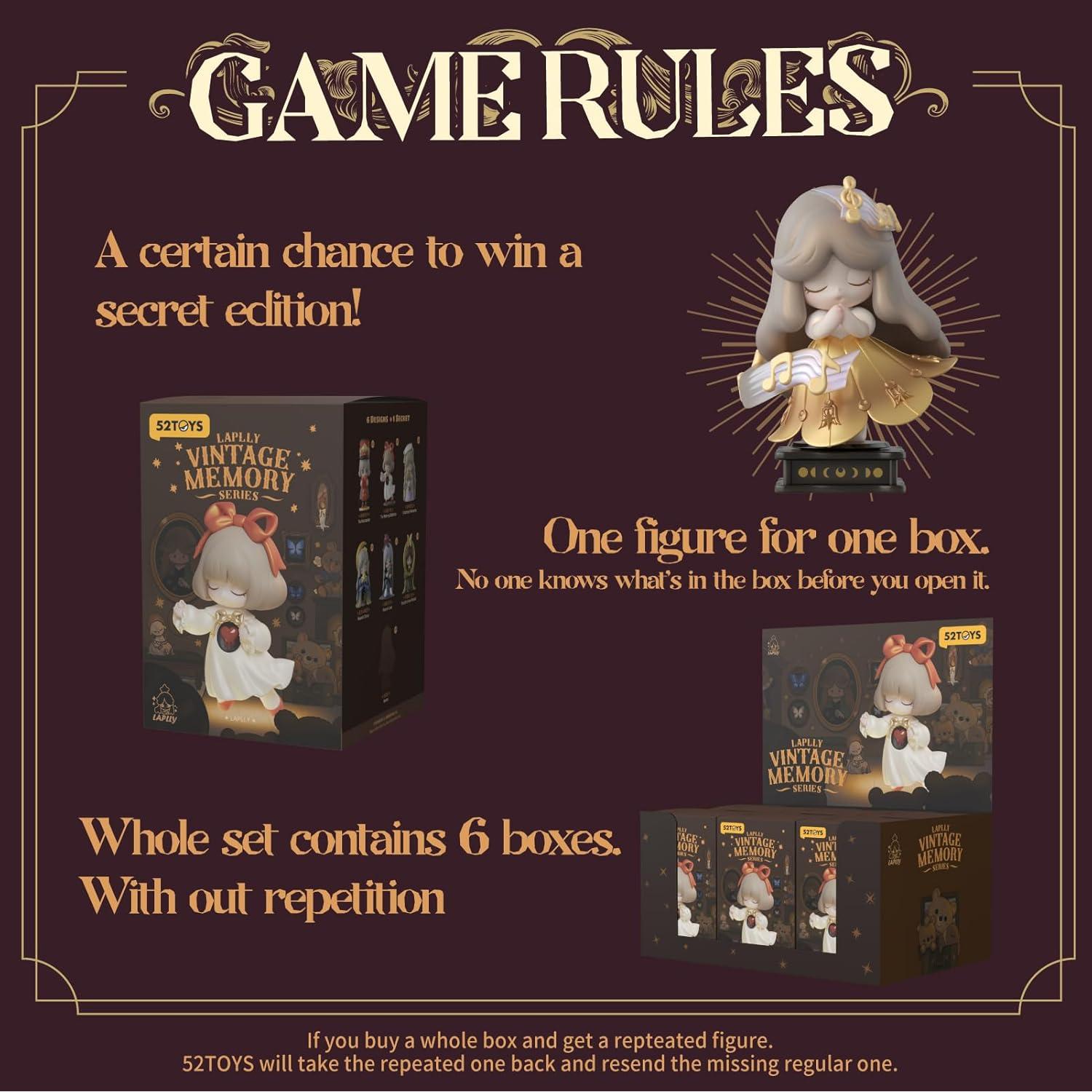 Figura Coleccionable Kawaii 52TOYS Laplly 10 cm PVC