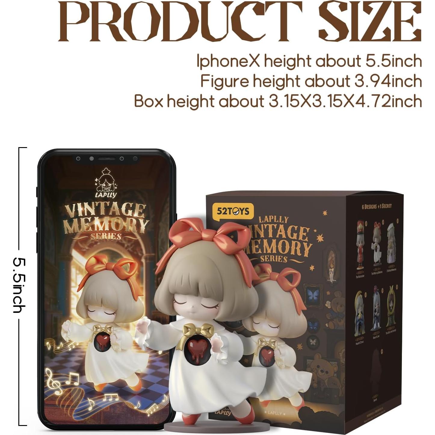 Figura Coleccionable Kawaii 52TOYS Laplly 10 cm PVC