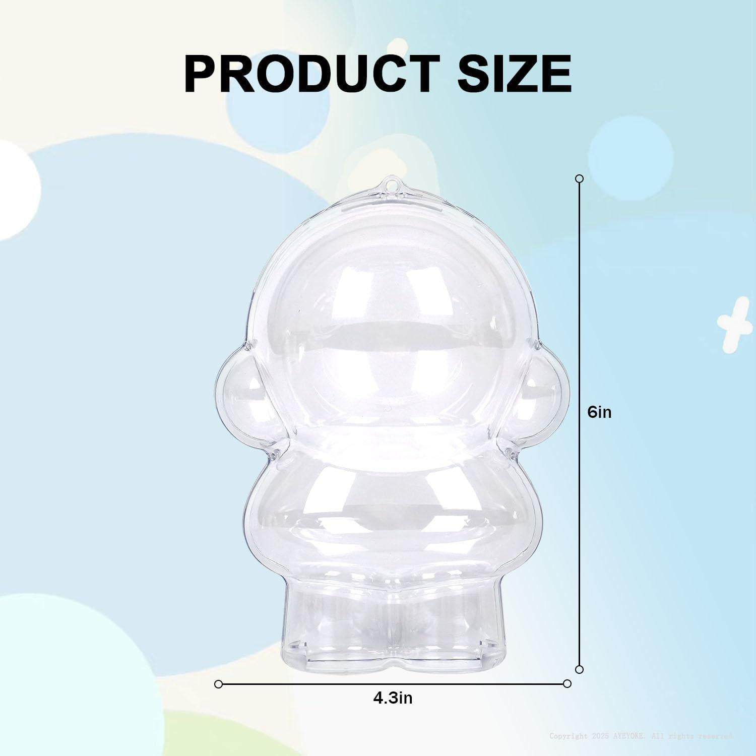 Funda Protectora Acrílica AYEKOKE para Muñeca - Vista 360°