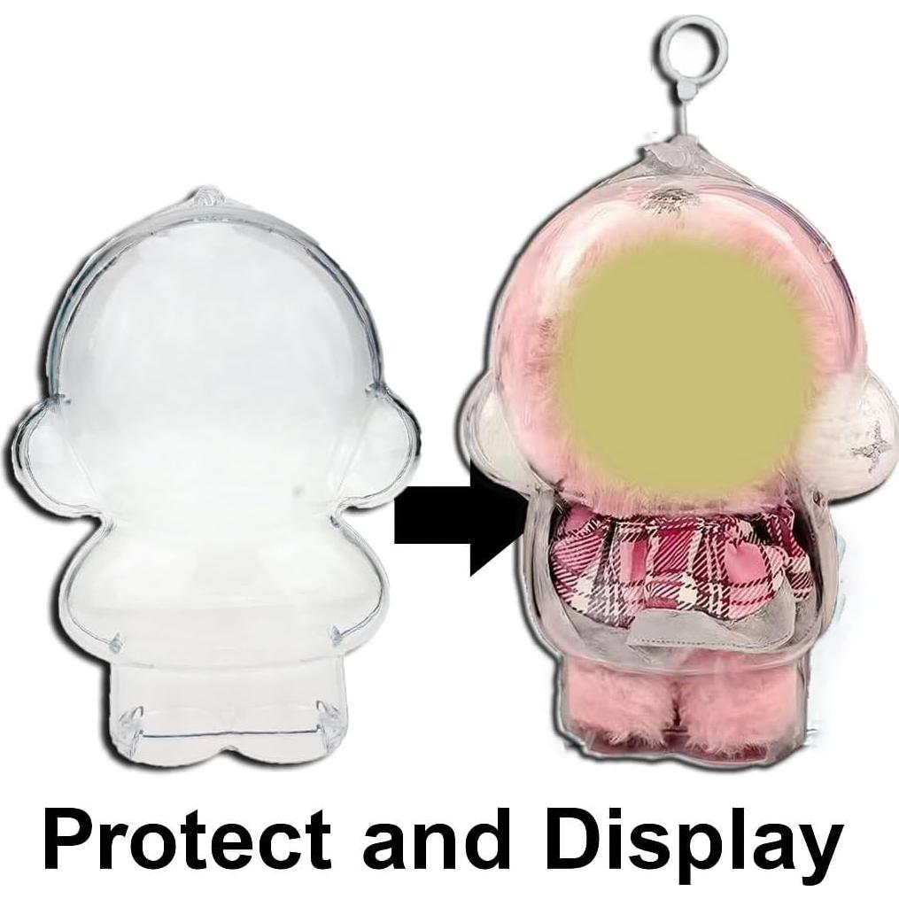 Funda Protectora Acrílica Doemoil para Muñecos 8.9x12.7cm