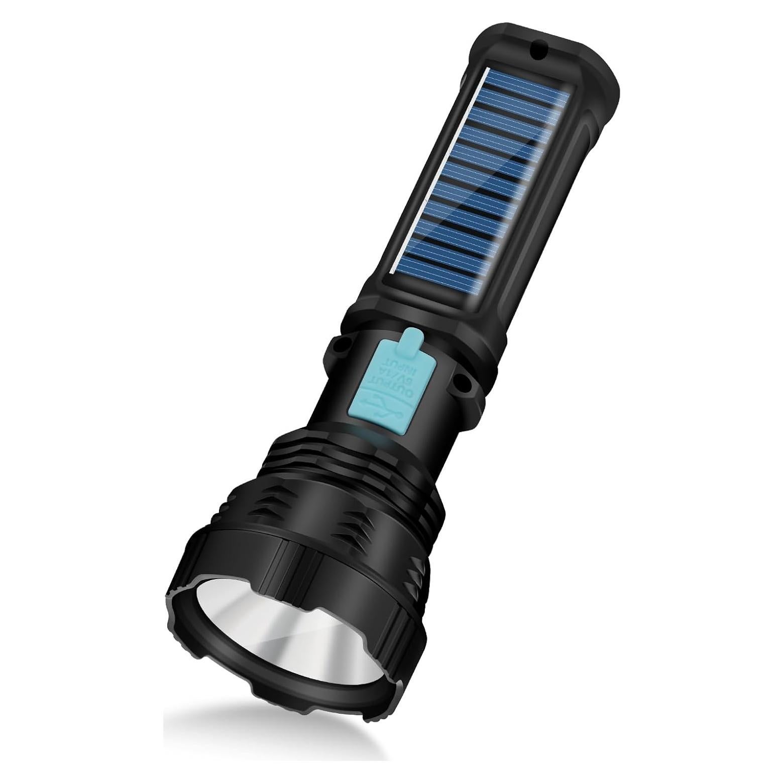 Linterna Solar LED VOETIR 1500 Lúmenes IP65 Recargable