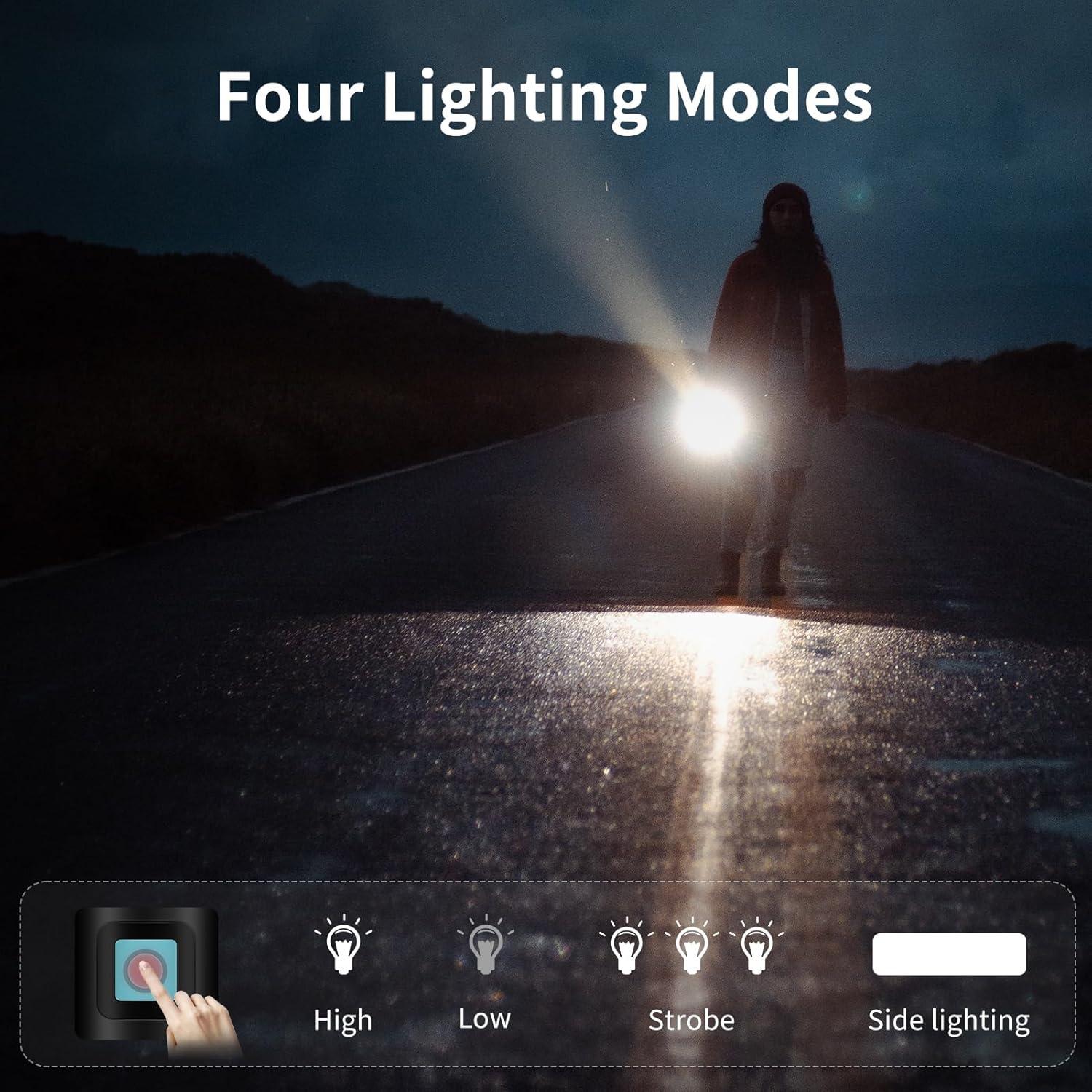 Linterna Solar LED VOETIR 1500 Lúmenes IP65 Recargable