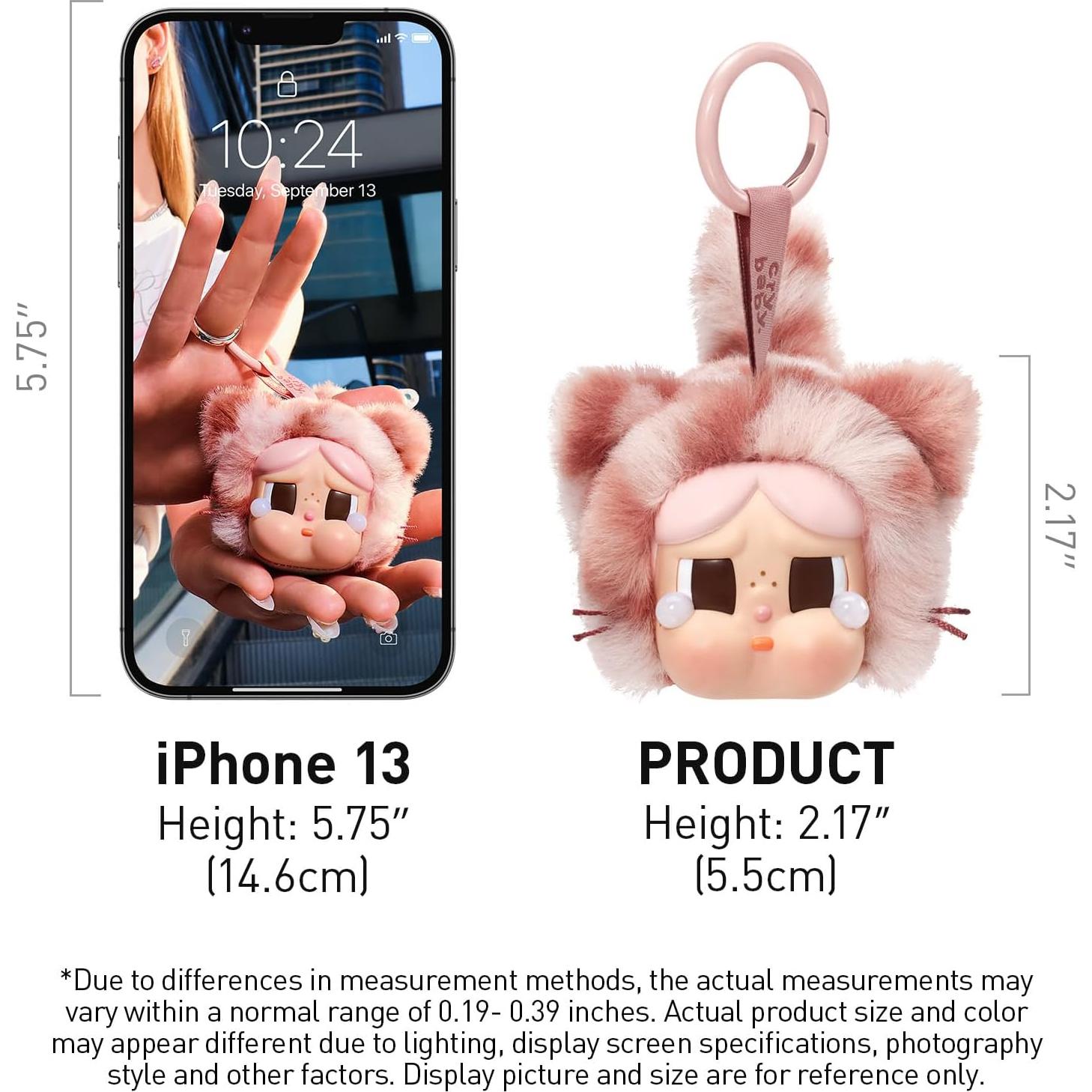 POP MART Crybaby Salvaje pero Lindos - Colgante de Vinilo 5.5cm