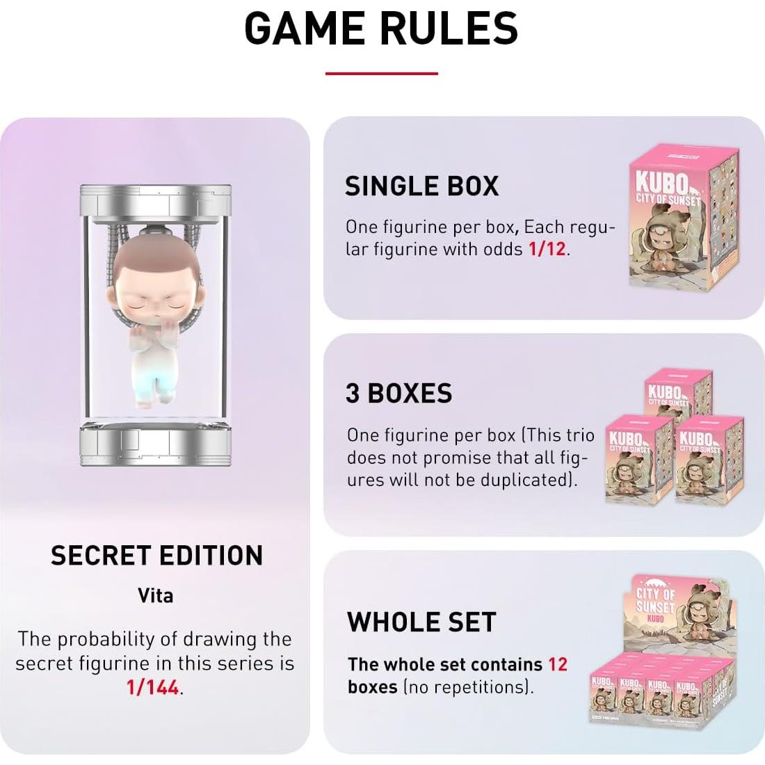 Figura de Caja Ciega Kubo Ciudad del Atardecer POP MART - Juguete Coleccionable