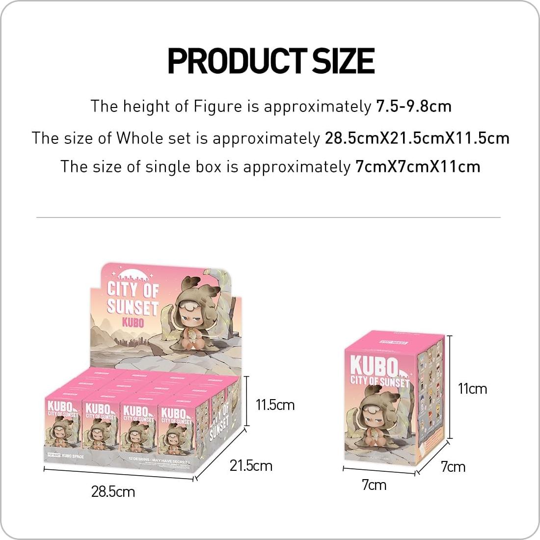 Figura de Caja Ciega Kubo Ciudad del Atardecer POP MART - Juguete Coleccionable