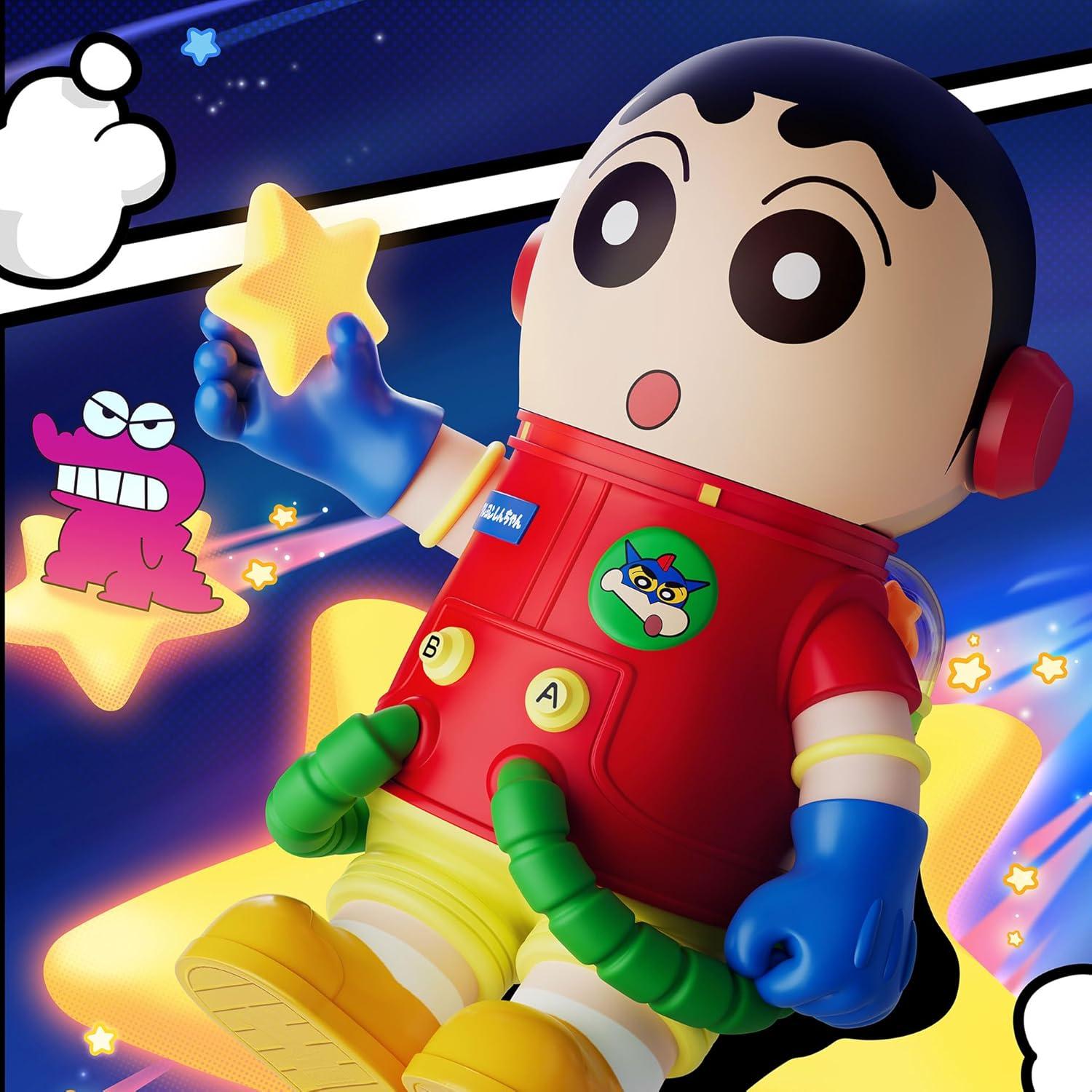 Figuras Crayon Shinchan POP MART MEGA Space Molly 400% y 100%