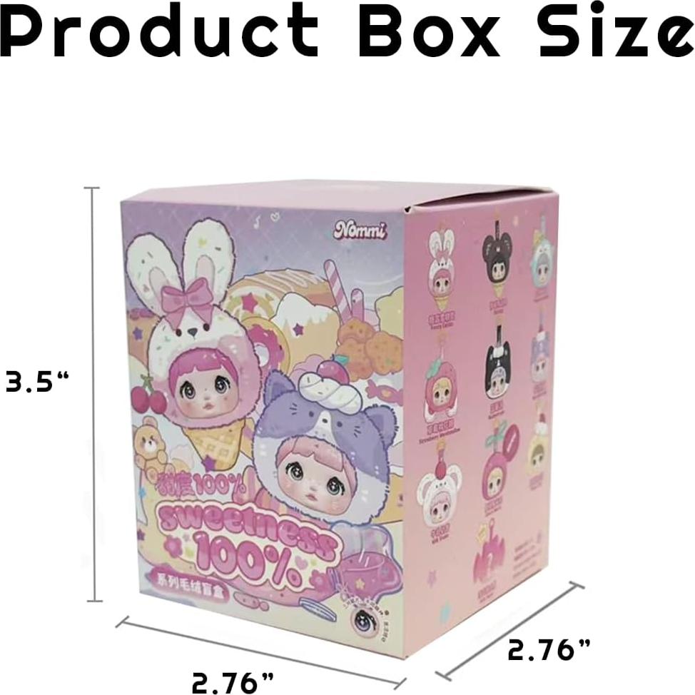 Mini Nommi Plush Caja Sorpresa Kawaii 1PC Coleccionable