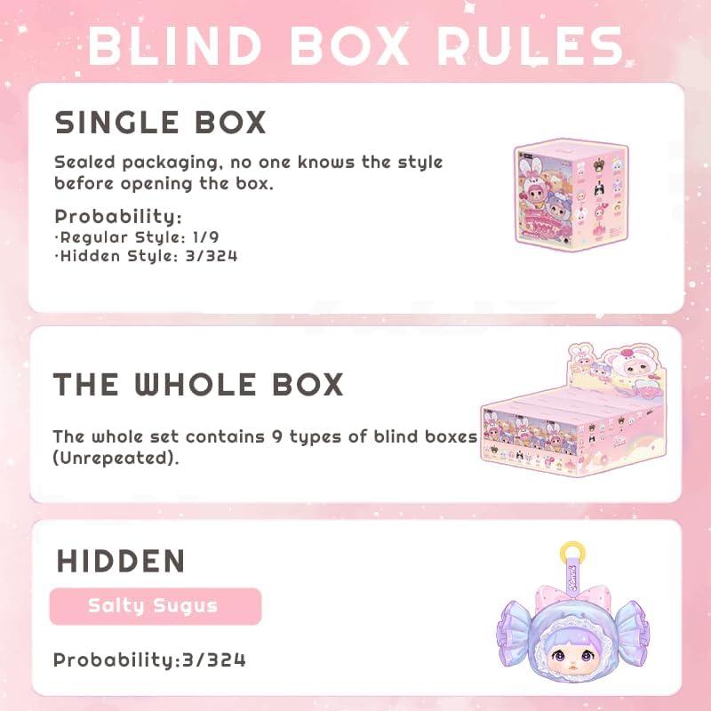 Mini Nommi Plush Caja Sorpresa Kawaii 1PC Coleccionable