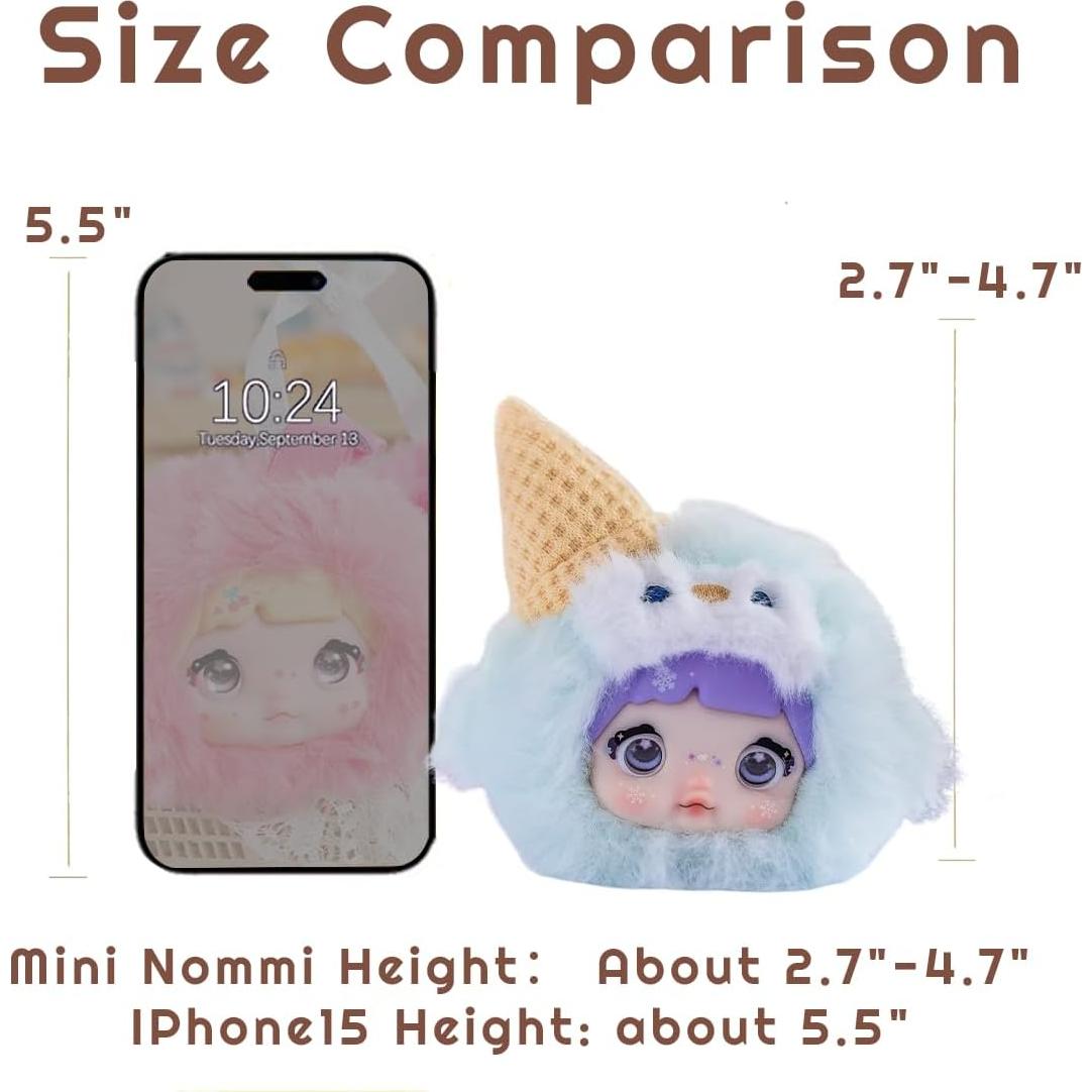 Mini Nommi Plush Caja Sorpresa Kawaii 1PC Coleccionable