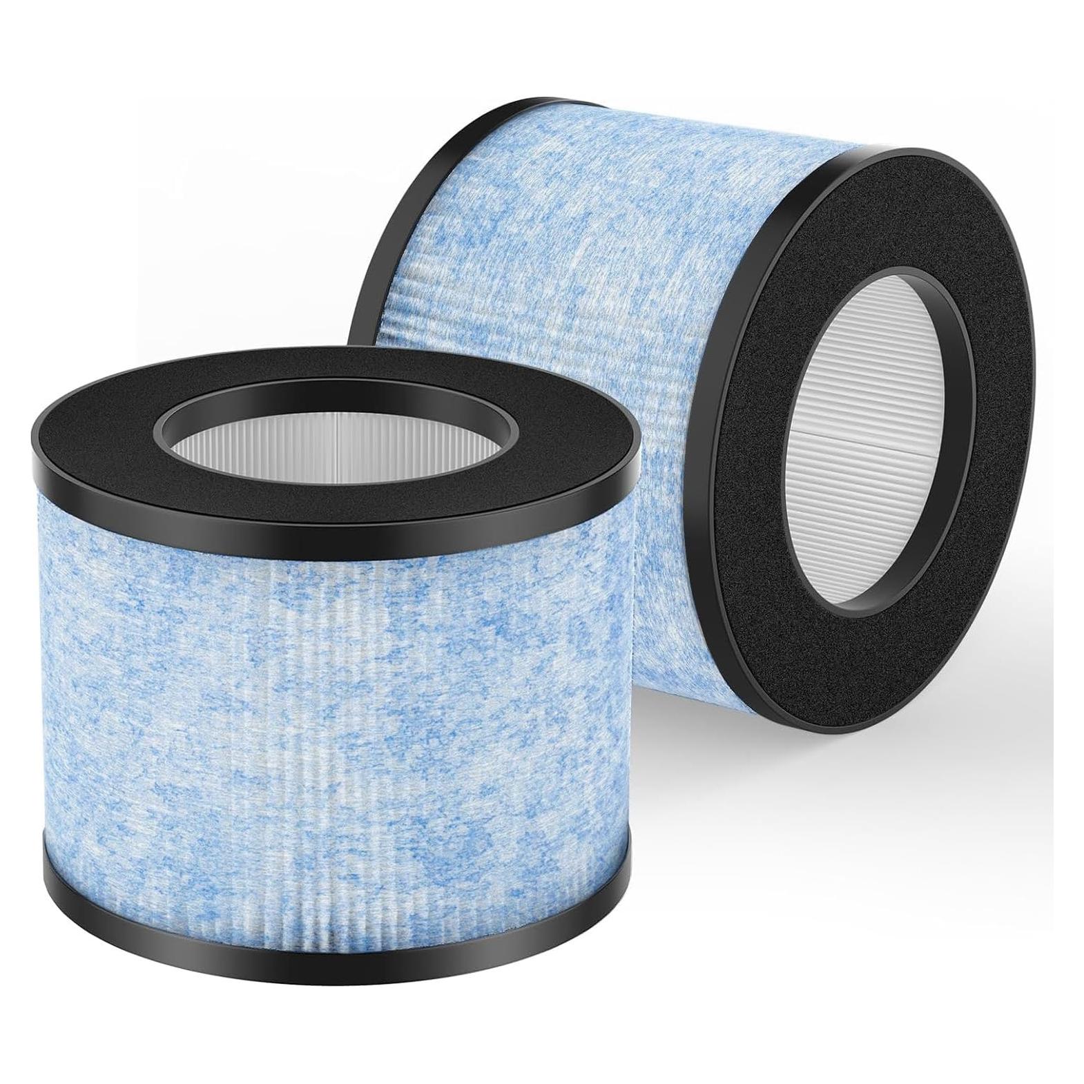 Paquete de 2 Filtros H13 True HEPA Skydiras MA-01CW para Miko Ibuki C102