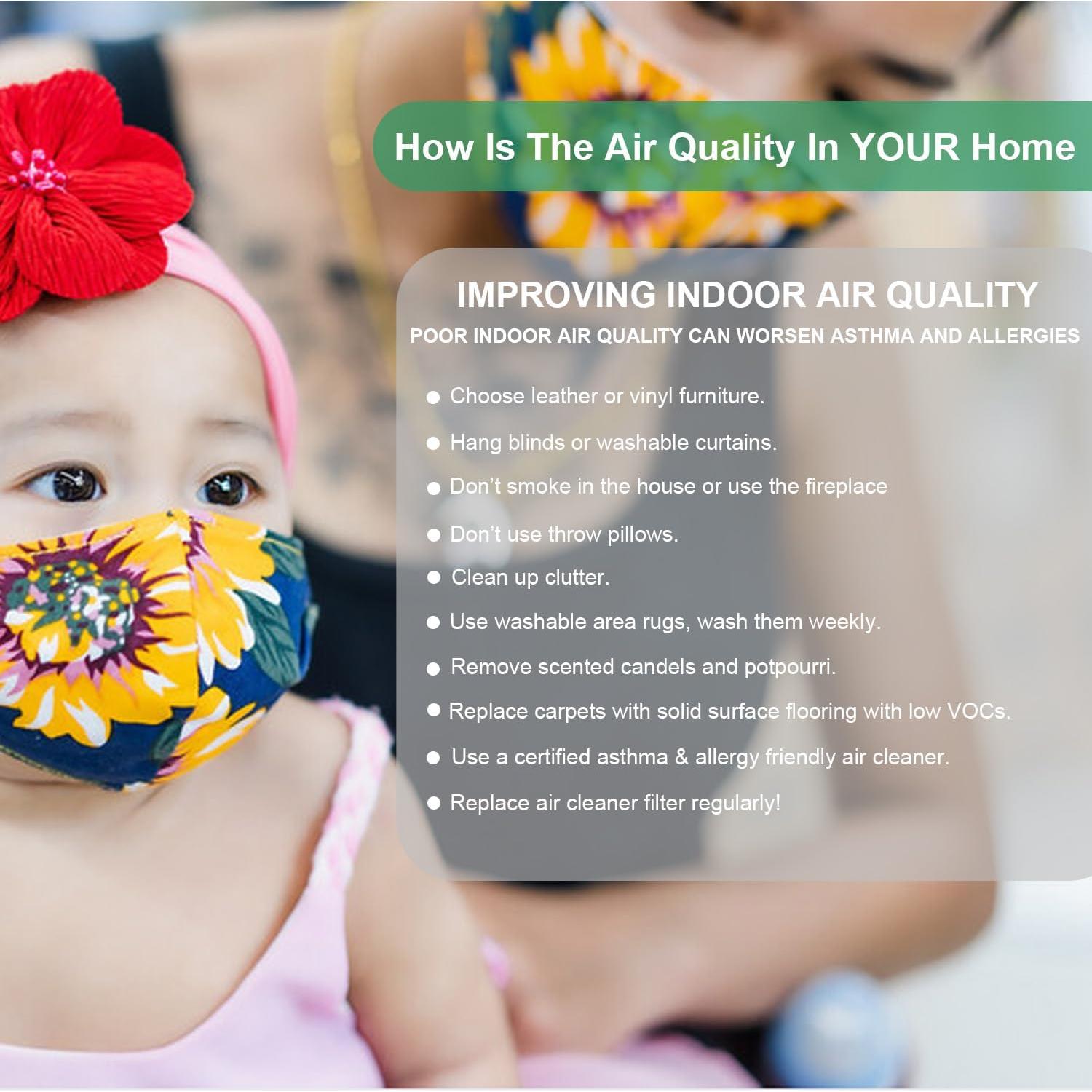 Paquete de 2 Filtros H13 True HEPA Skydiras MA-01CW para Miko Ibuki C102