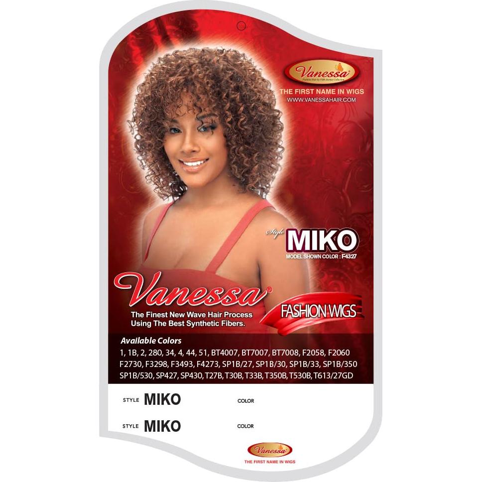 Peluca Sintética Completa Vanessa Miko 4 - Moda