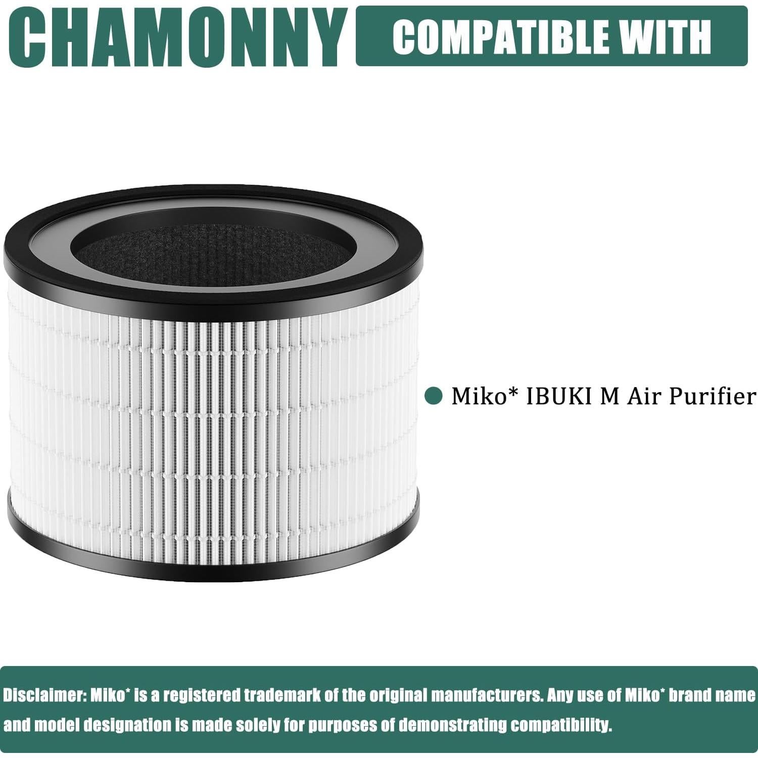 Filtro HEPA 3-en-1 CHAMONNY MAF-02 para Purificador Miko