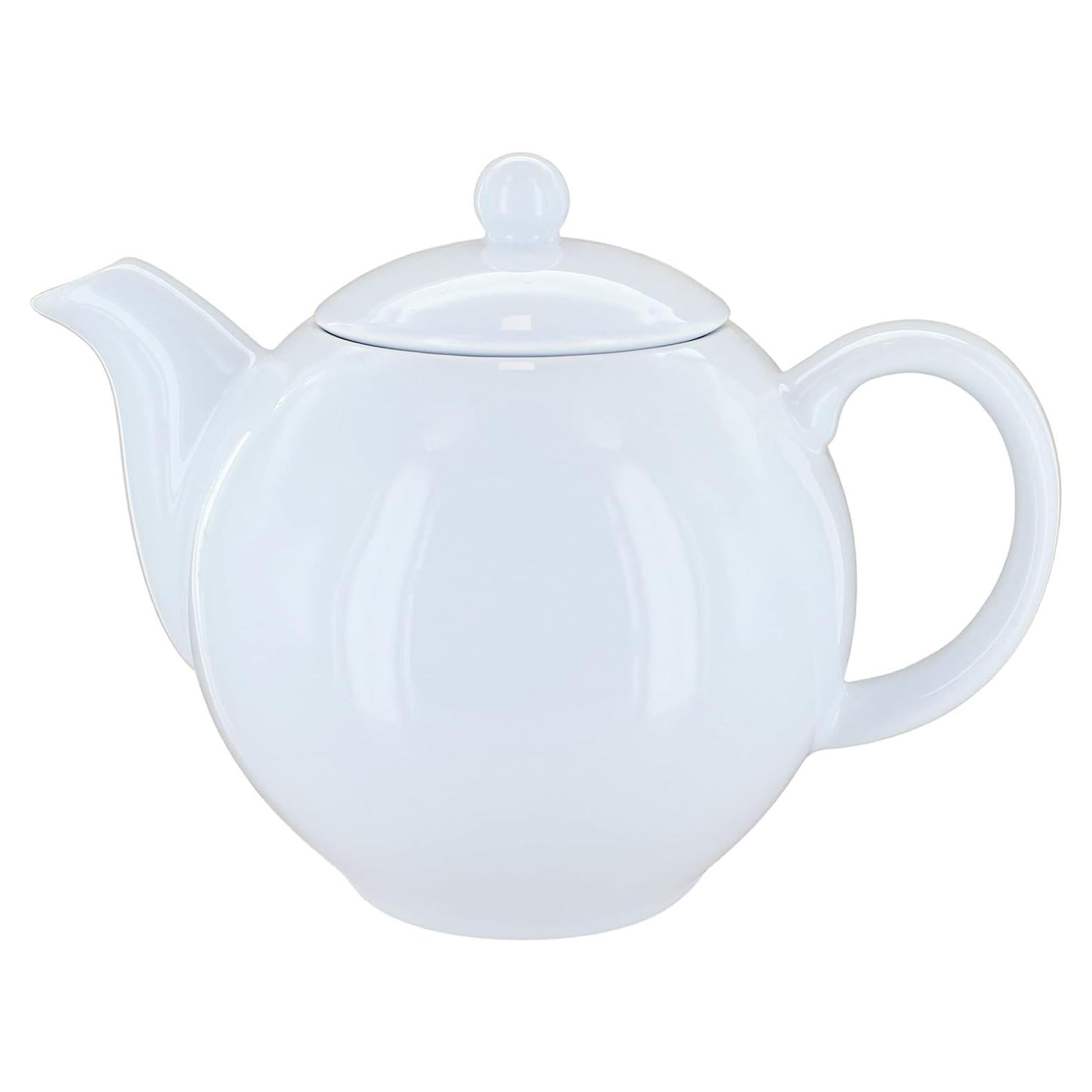 Tetera Grande de Cerámica Blue Rose Miko Azul 1.65L Hecha a Mano