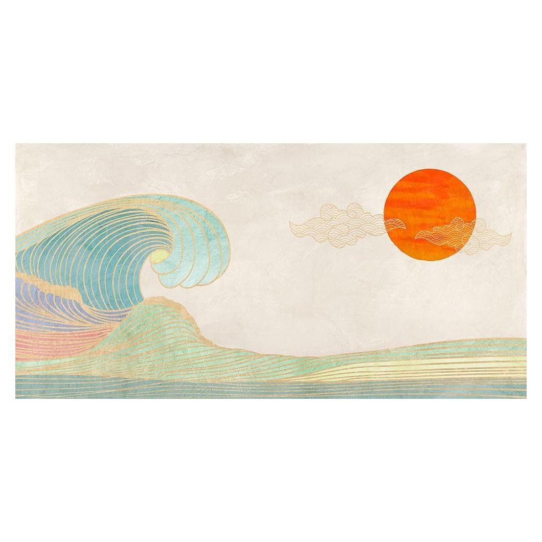 Póster de Arte Fine Art Sayaka Miko La Gran Ola 45.72x91.44cm