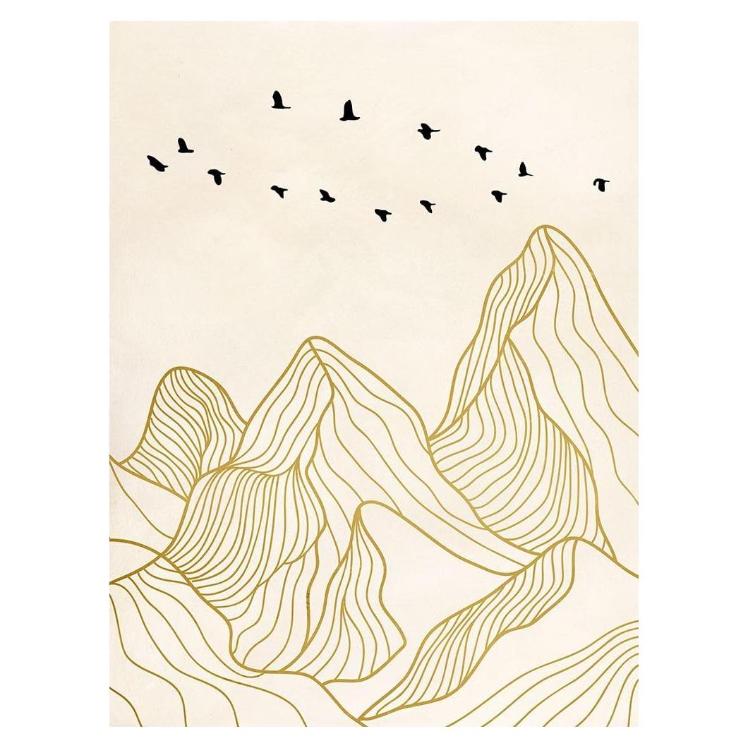 Impresión de Póster Atardecer en las Montañas II Sayaka Miko 60x45 cm