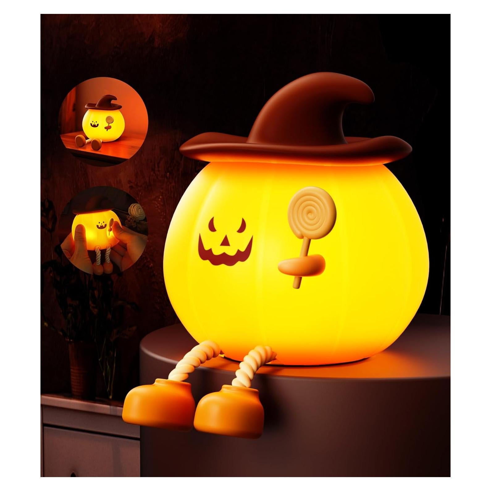 Luz Nocturna Calabaza CUIETUEE USB 500mAh 3 Brillos