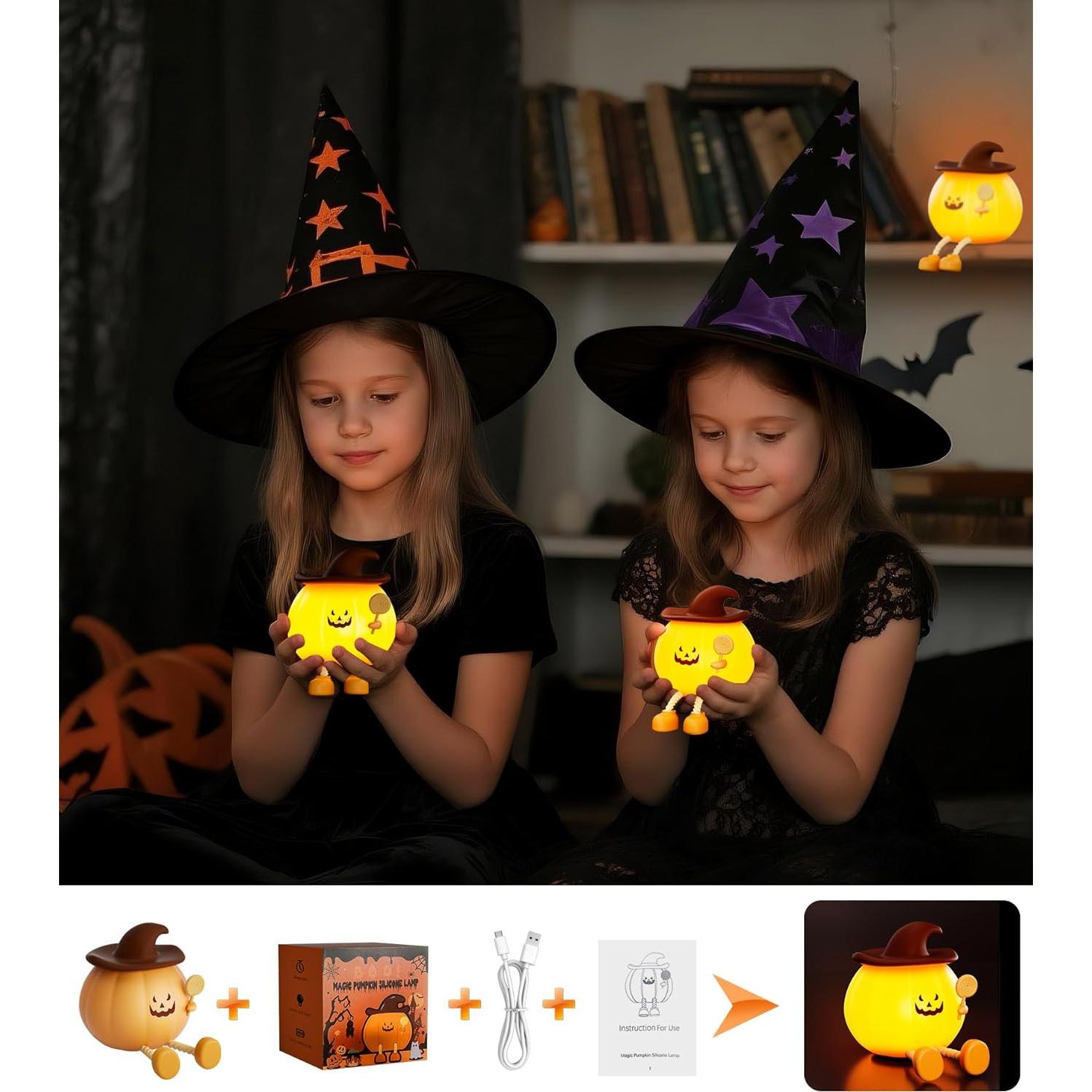 Luz Nocturna Calabaza CUIETUEE USB 500mAh 3 Brillos