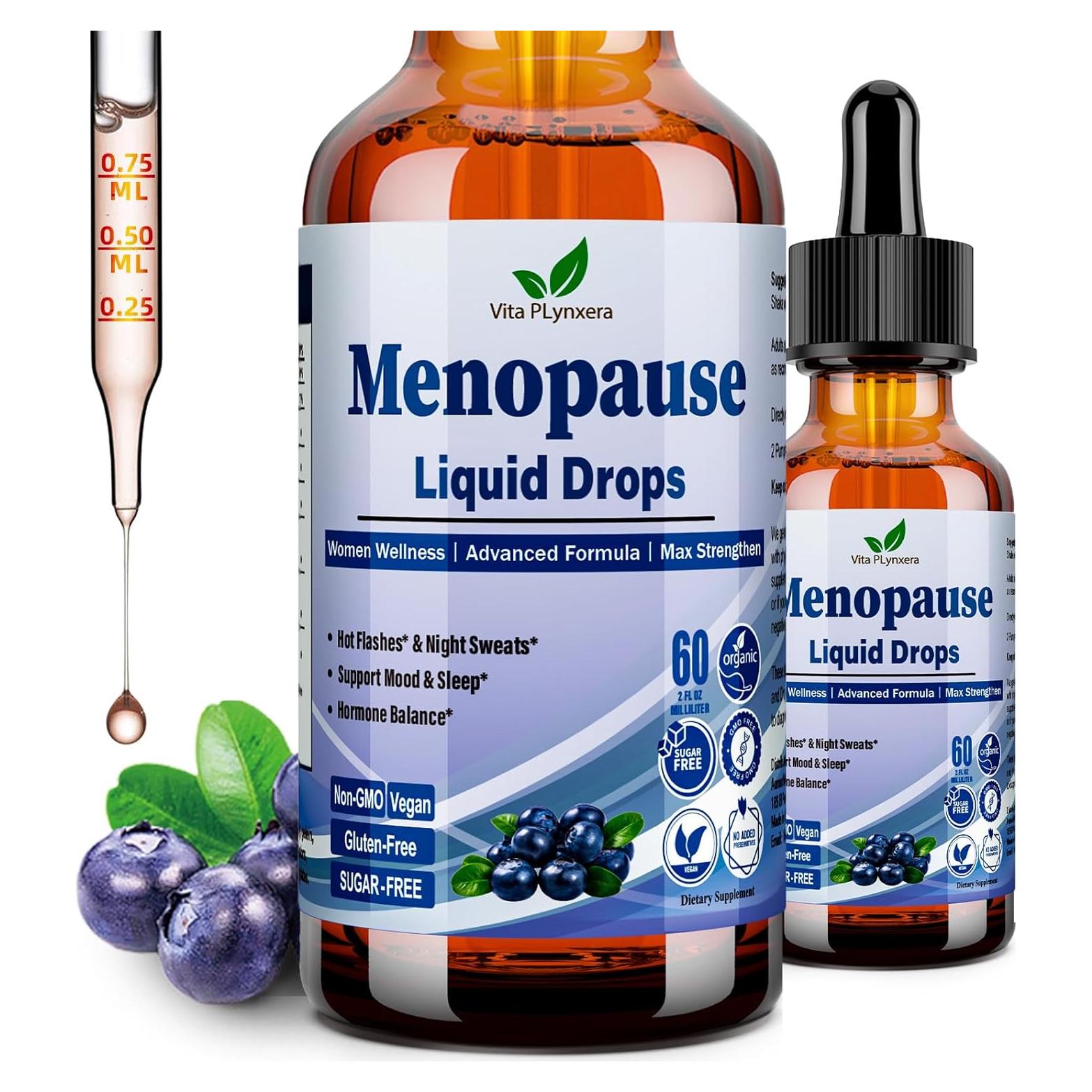 Suplemento Líquido Menopausia Vita PLynxera 60 ml Arándano