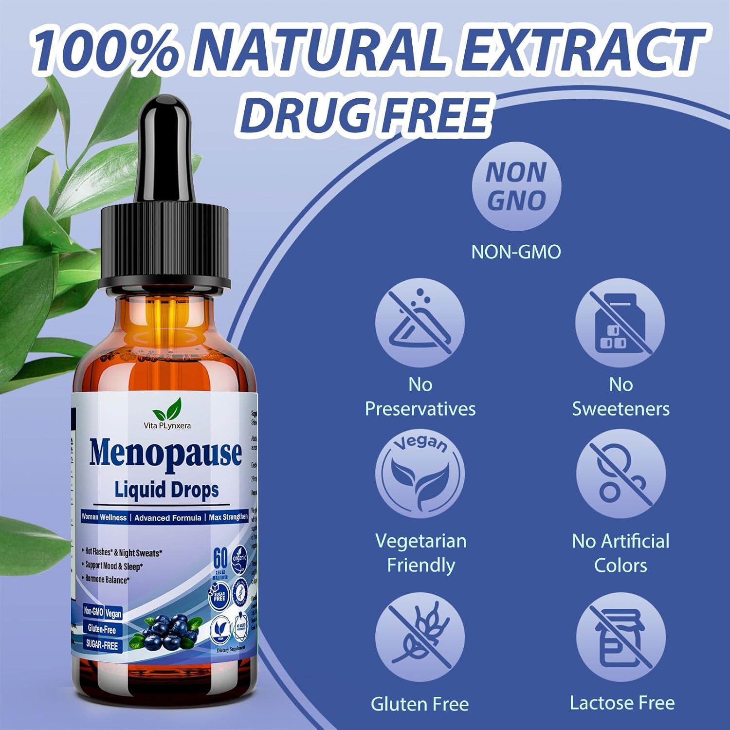 Suplemento Líquido Menopausia Vita PLynxera 60 ml Arándano